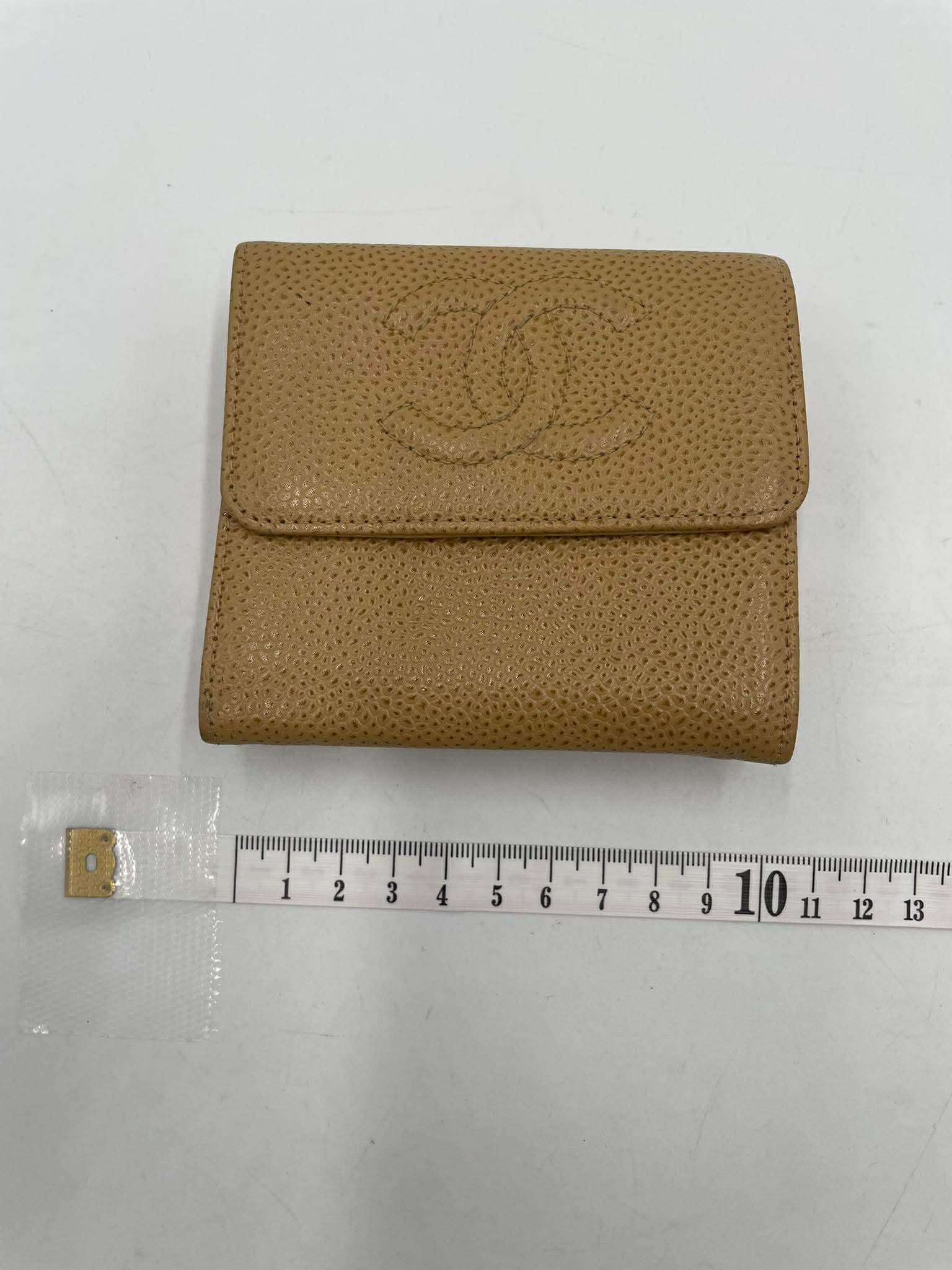 Chanel Trifold Wallet in Caviar Leather
