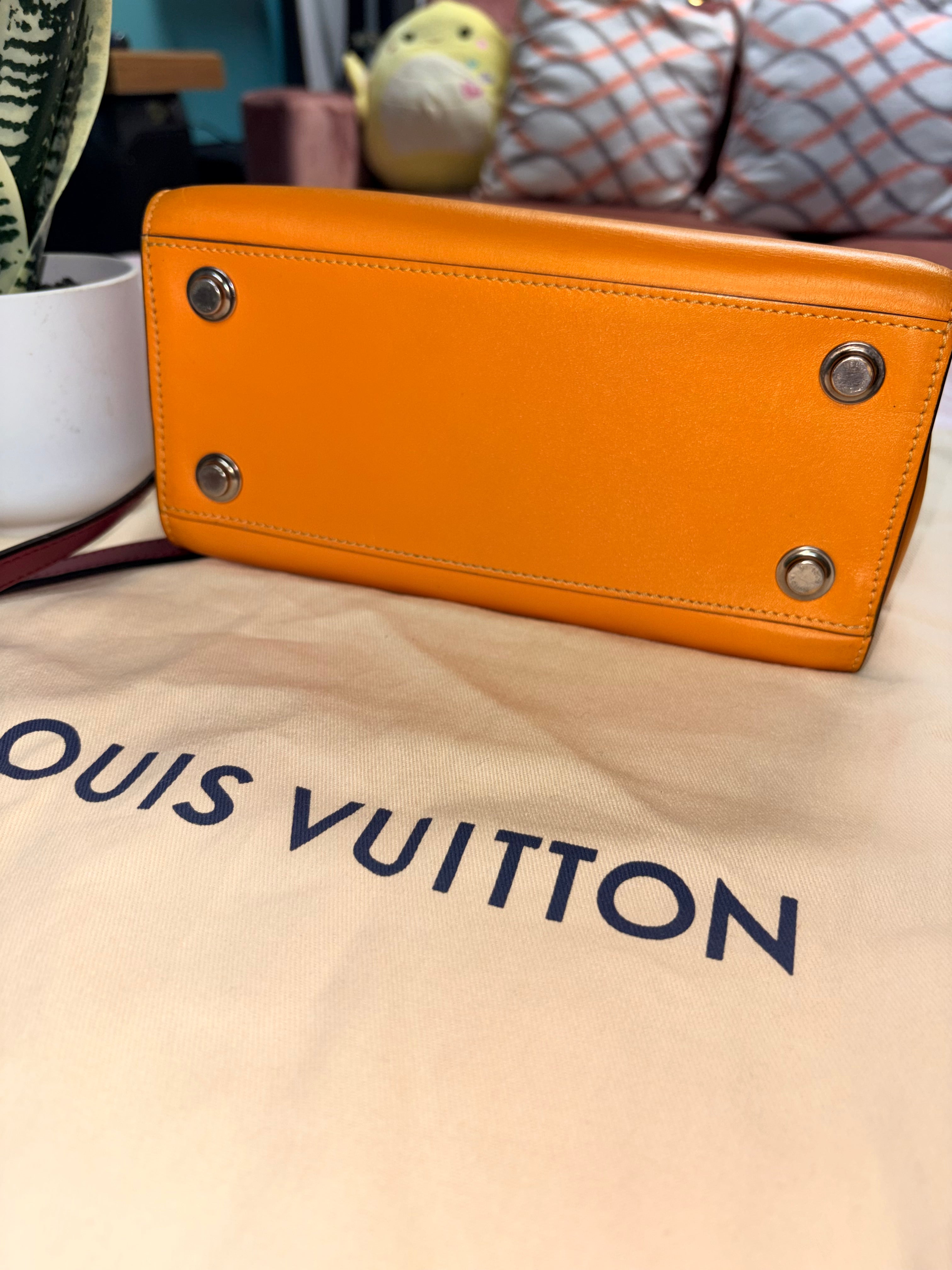 Louis Vuitton City Streamer Satchel w/Leather Shoulder Strap
