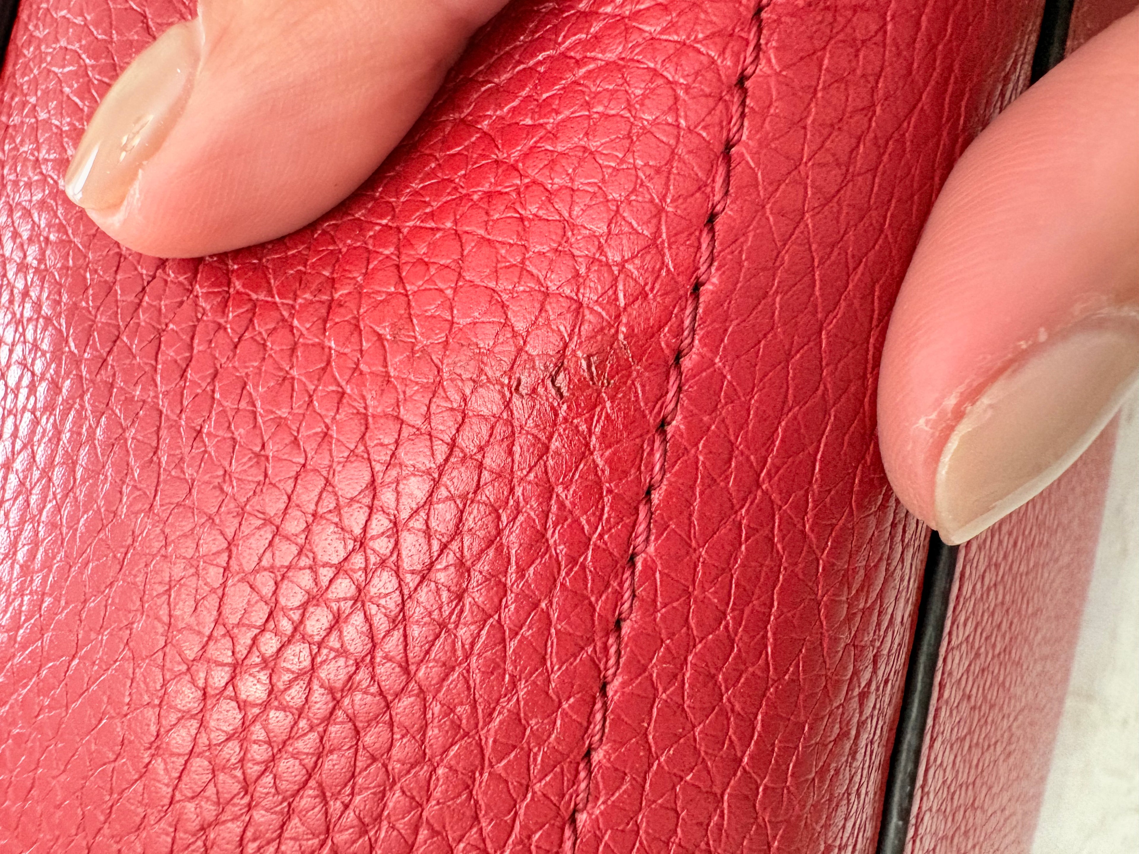 Celine Luggage Red