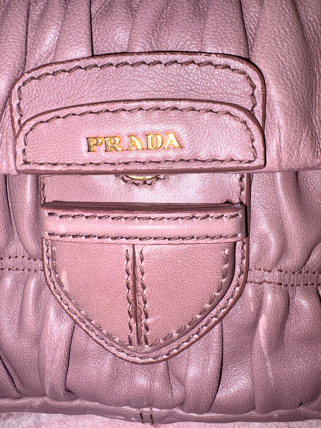 Prada Gauffre Tote Bag w/ Sling and Authentication Card