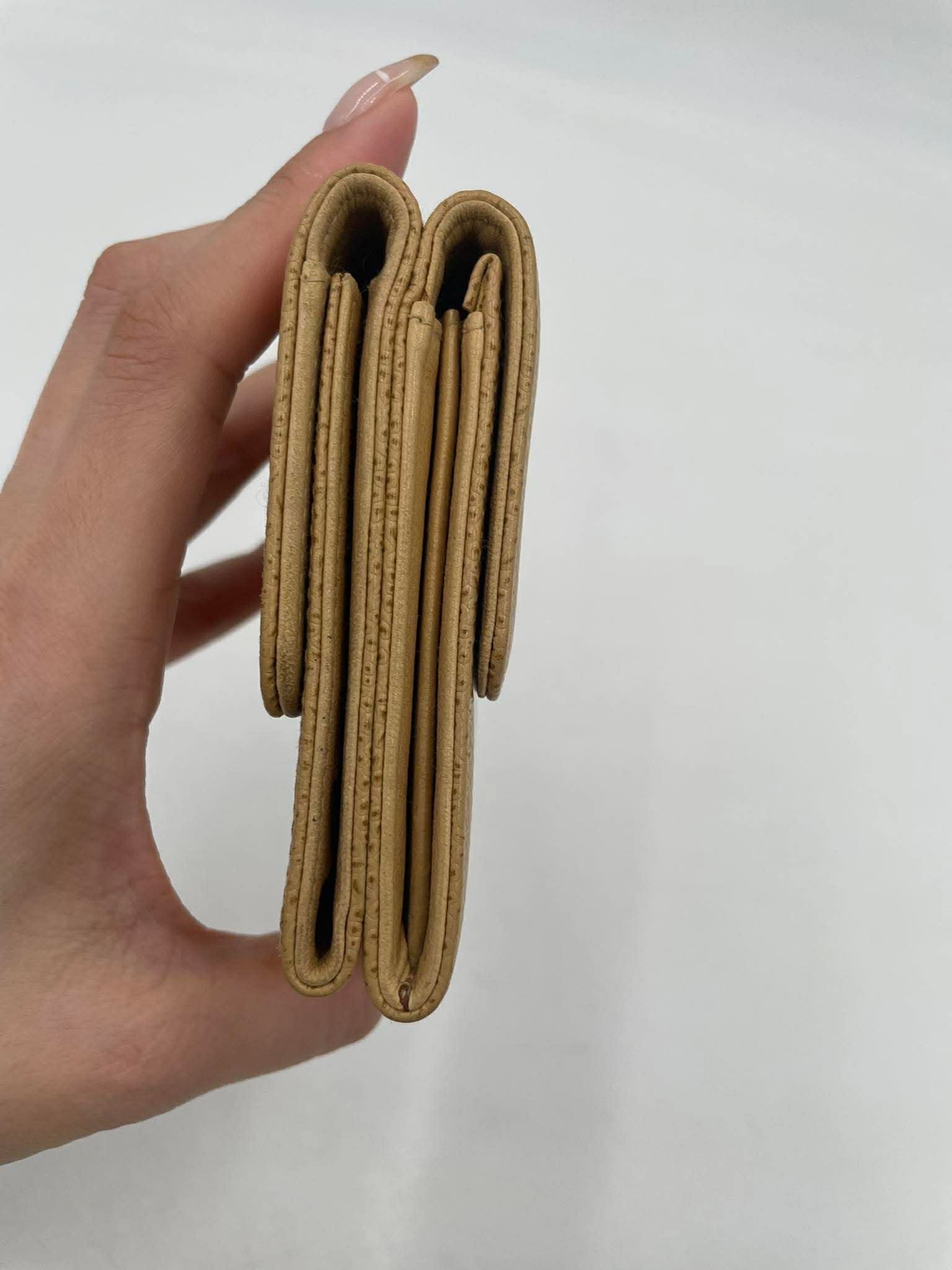 Chanel Trifold Wallet in Caviar Leather