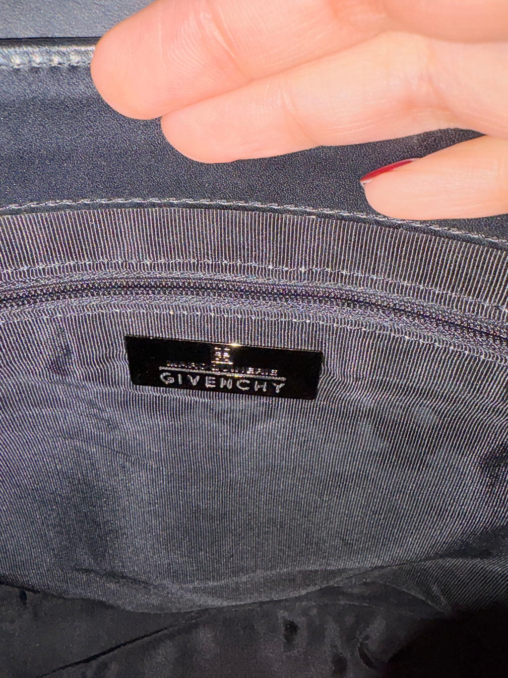 Givenchy Black Leather Shoulder Bag