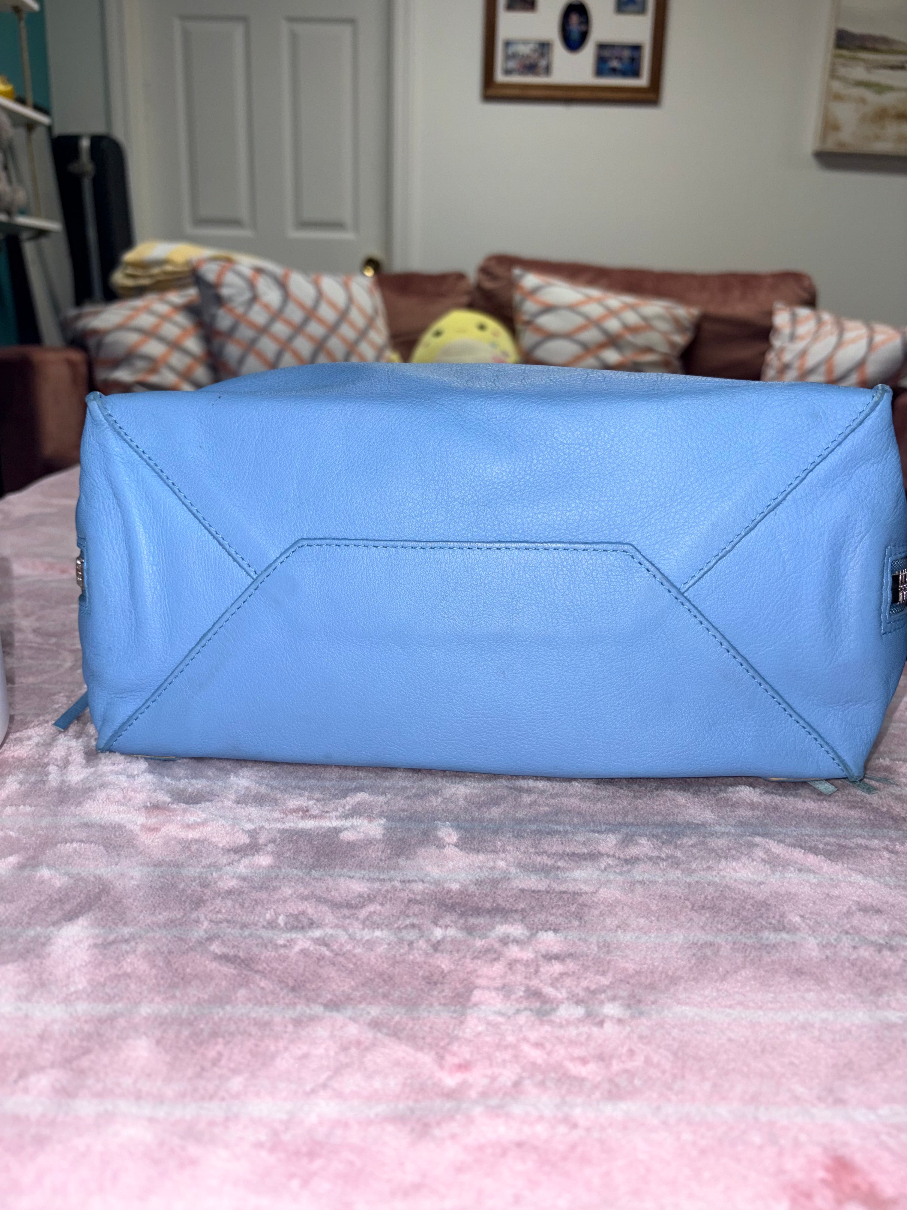 Balenciaga City Blue Satchel Bag