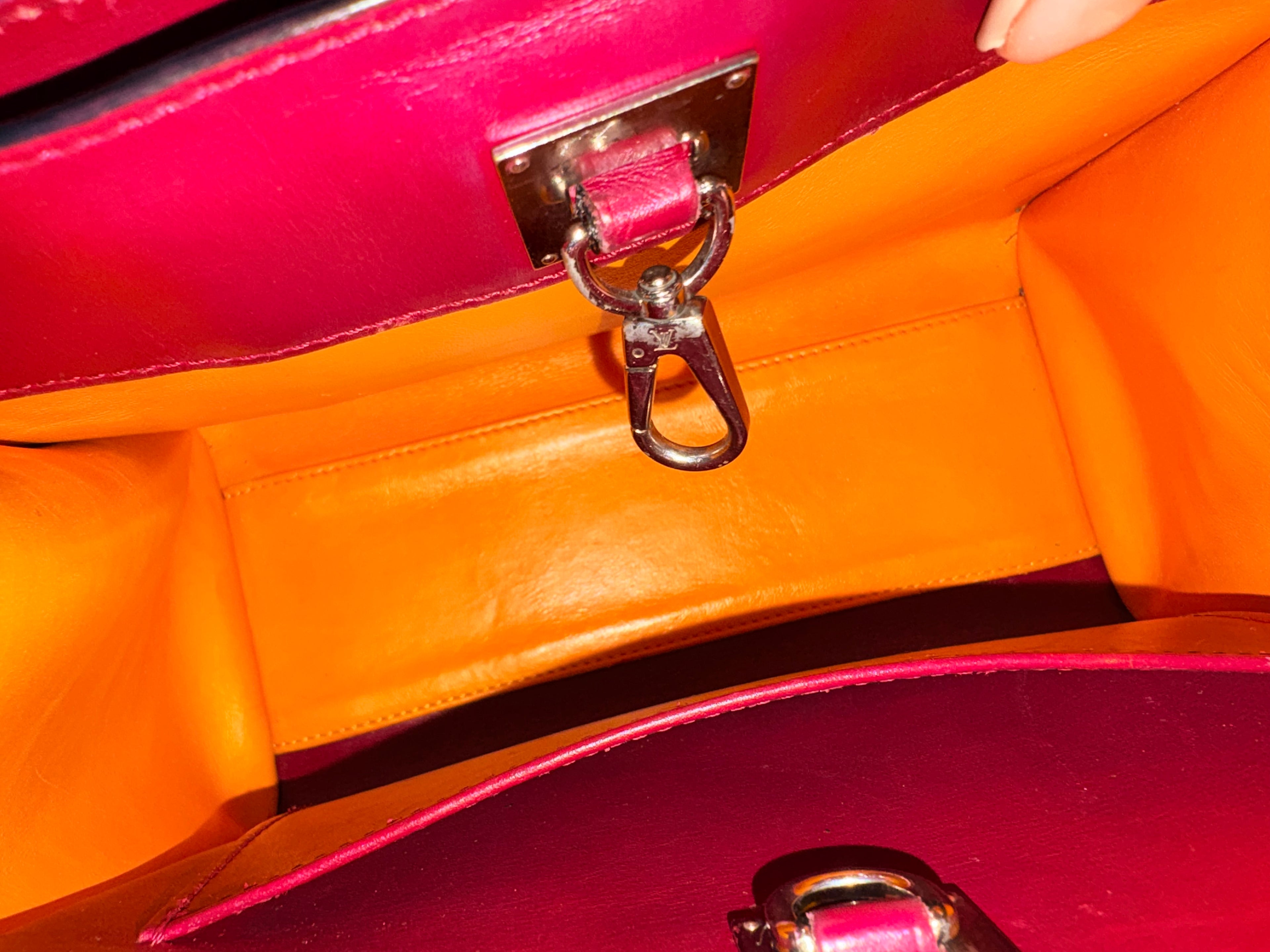 Louis Vuitton City Streamer Satchel w/Leather Shoulder Strap