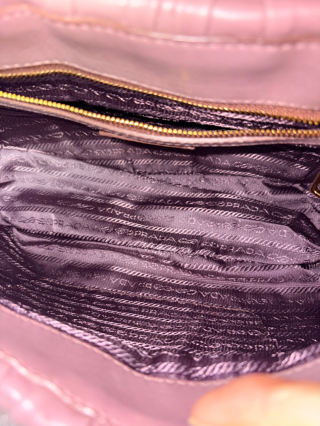 Prada Gauffre Tote Bag w/ Sling and Authentication Card