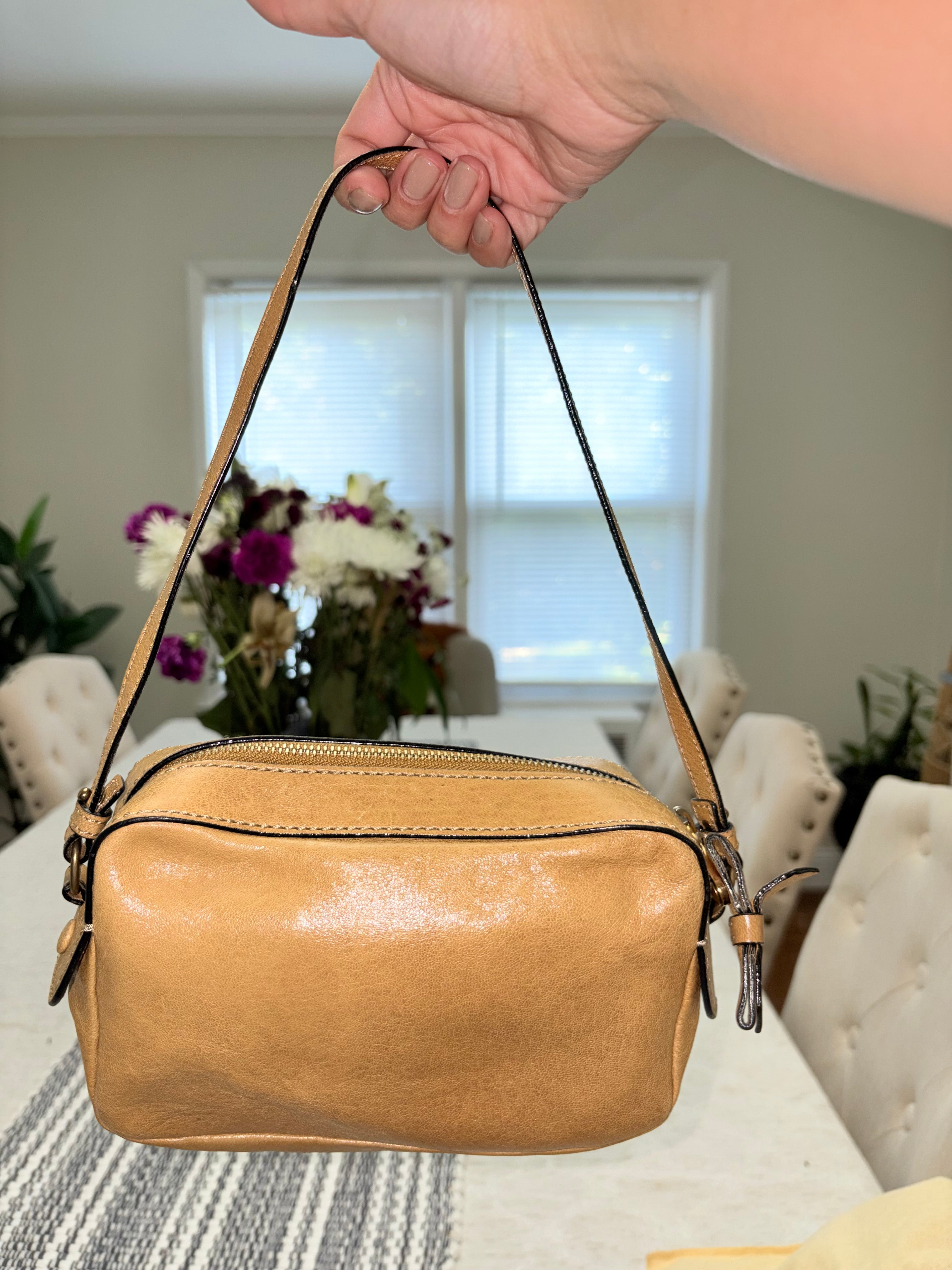 Chloe Small Shoulder Bag with Crossover Strap Detachable