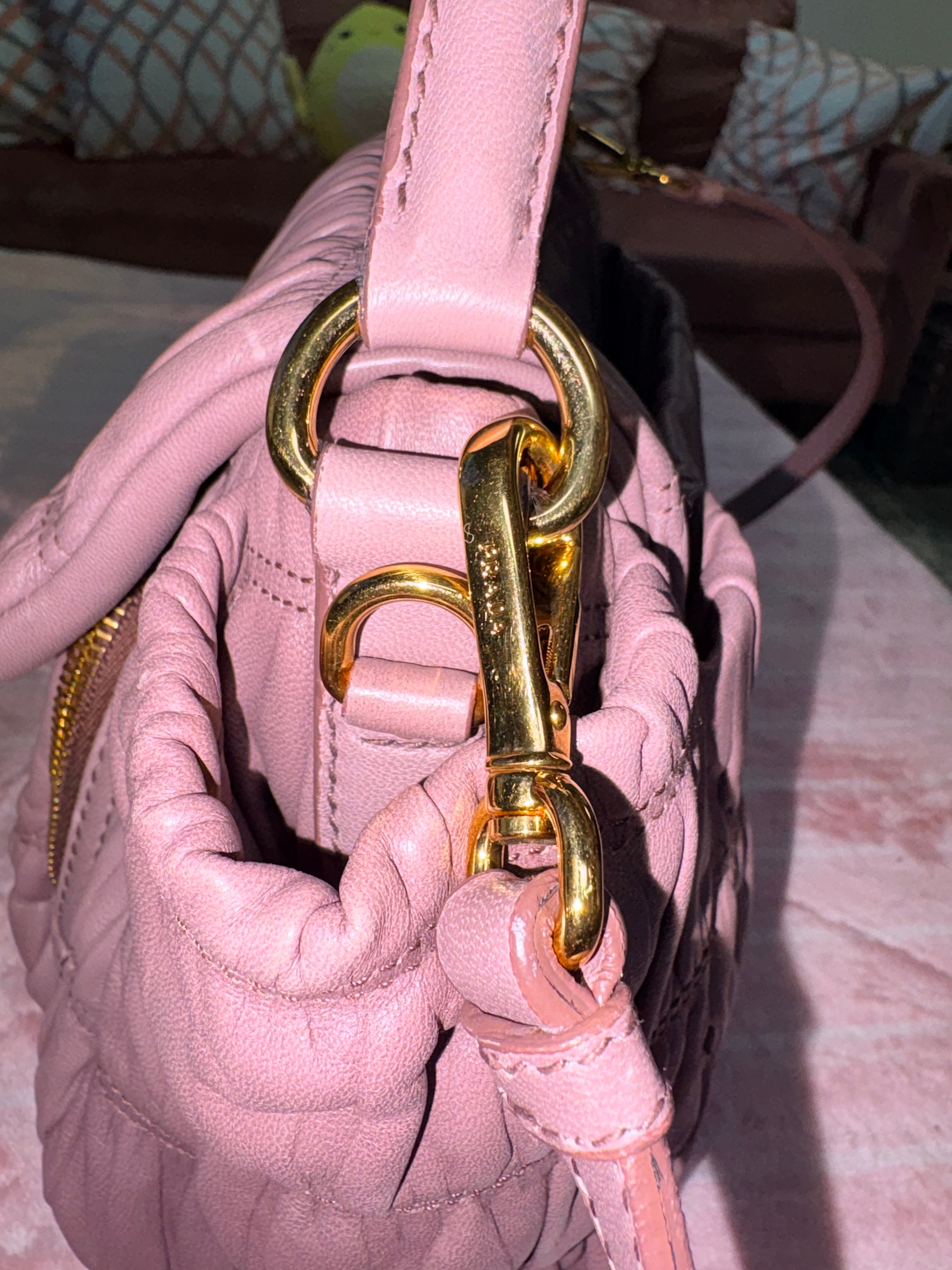 Prada Gauffre Tote Bag w/ Sling and Authentication Card