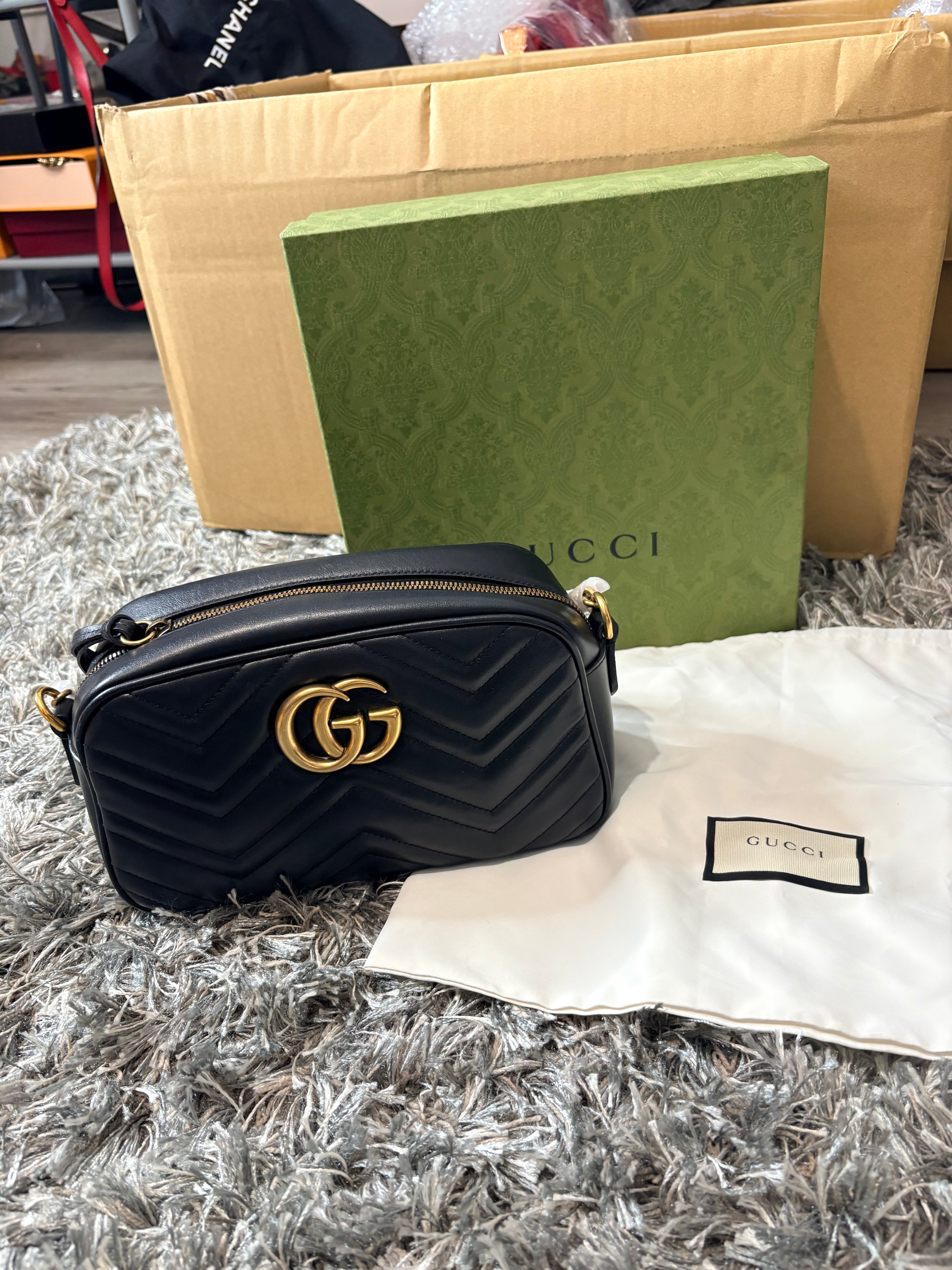 Brand New with Tags Gucci Marmont Camera Bag