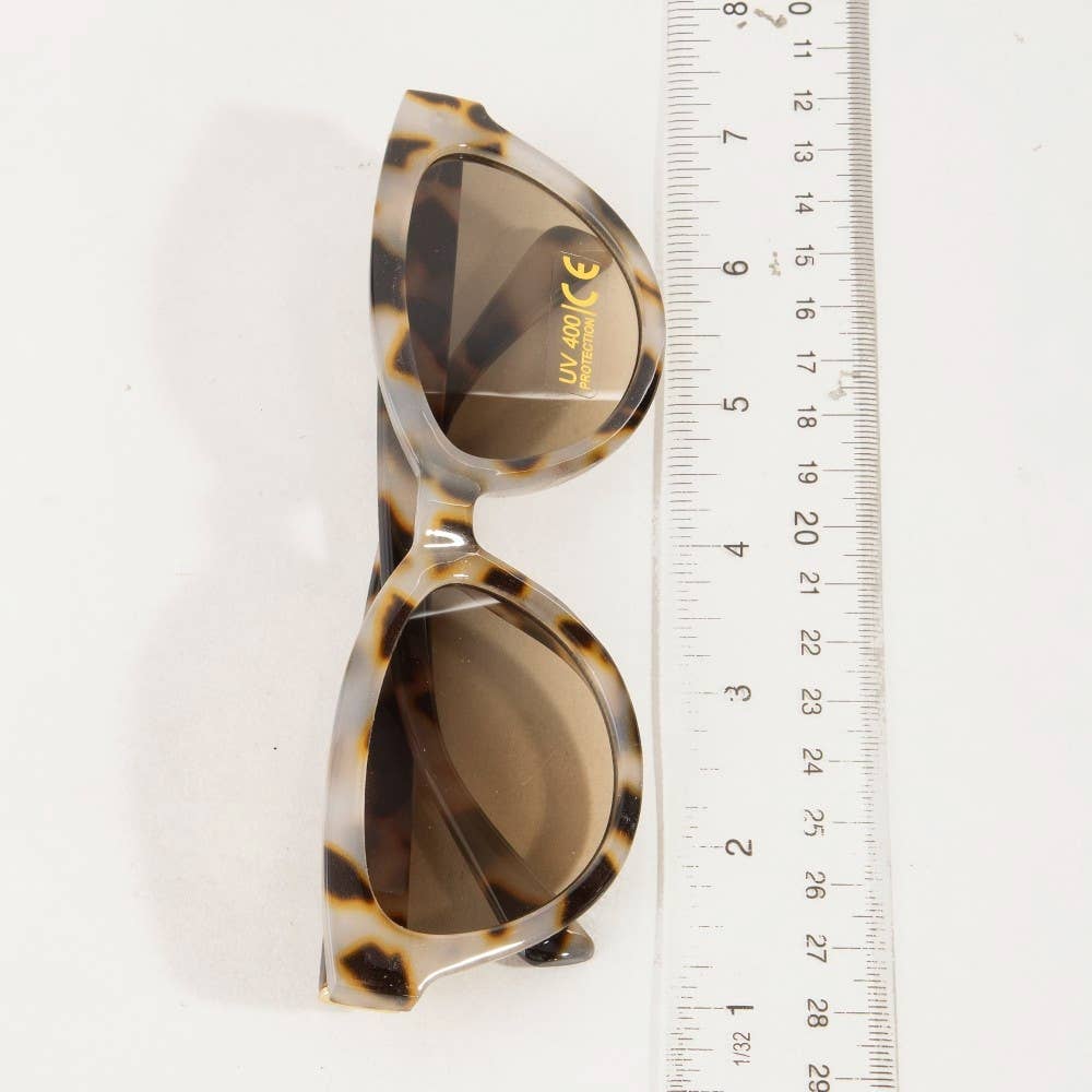 Assorted Twelve Piece Uv400 Tortoise Sunglasses Set: ASSORTED