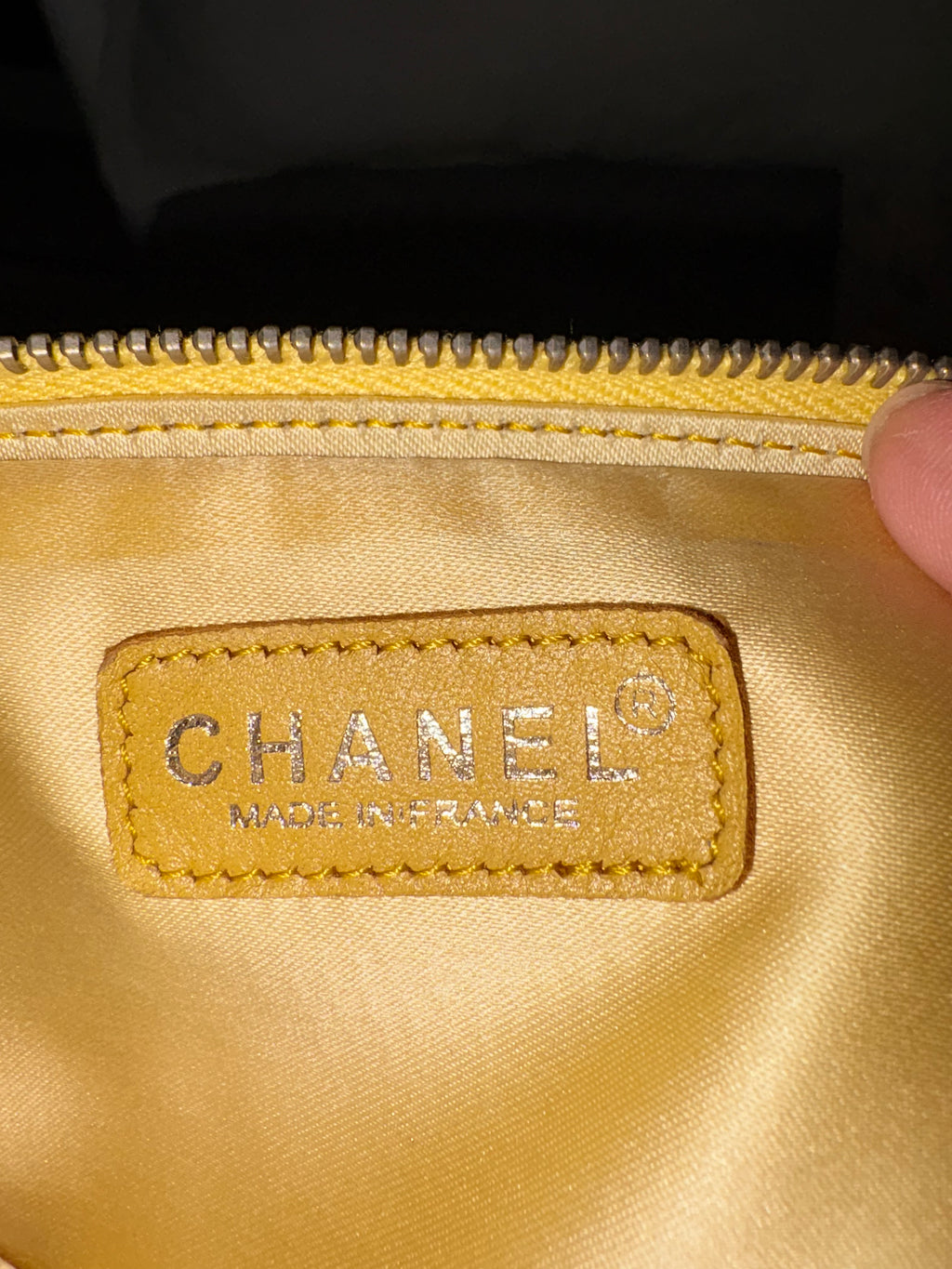 Chanel Yellow Coin Purse