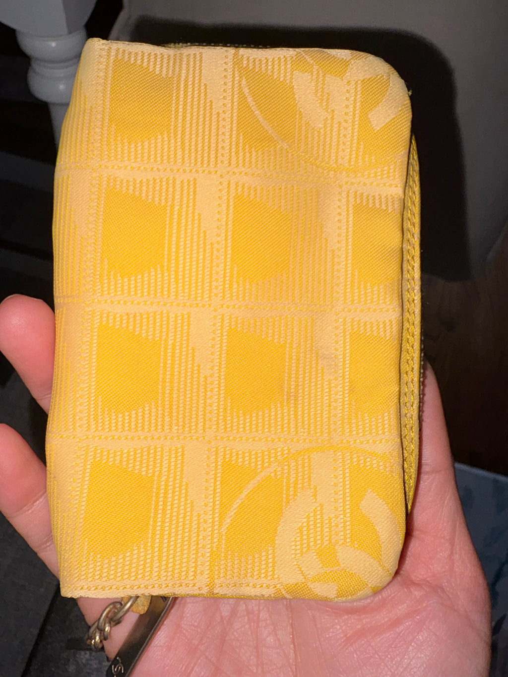 Chanel Yellow Coin Purse