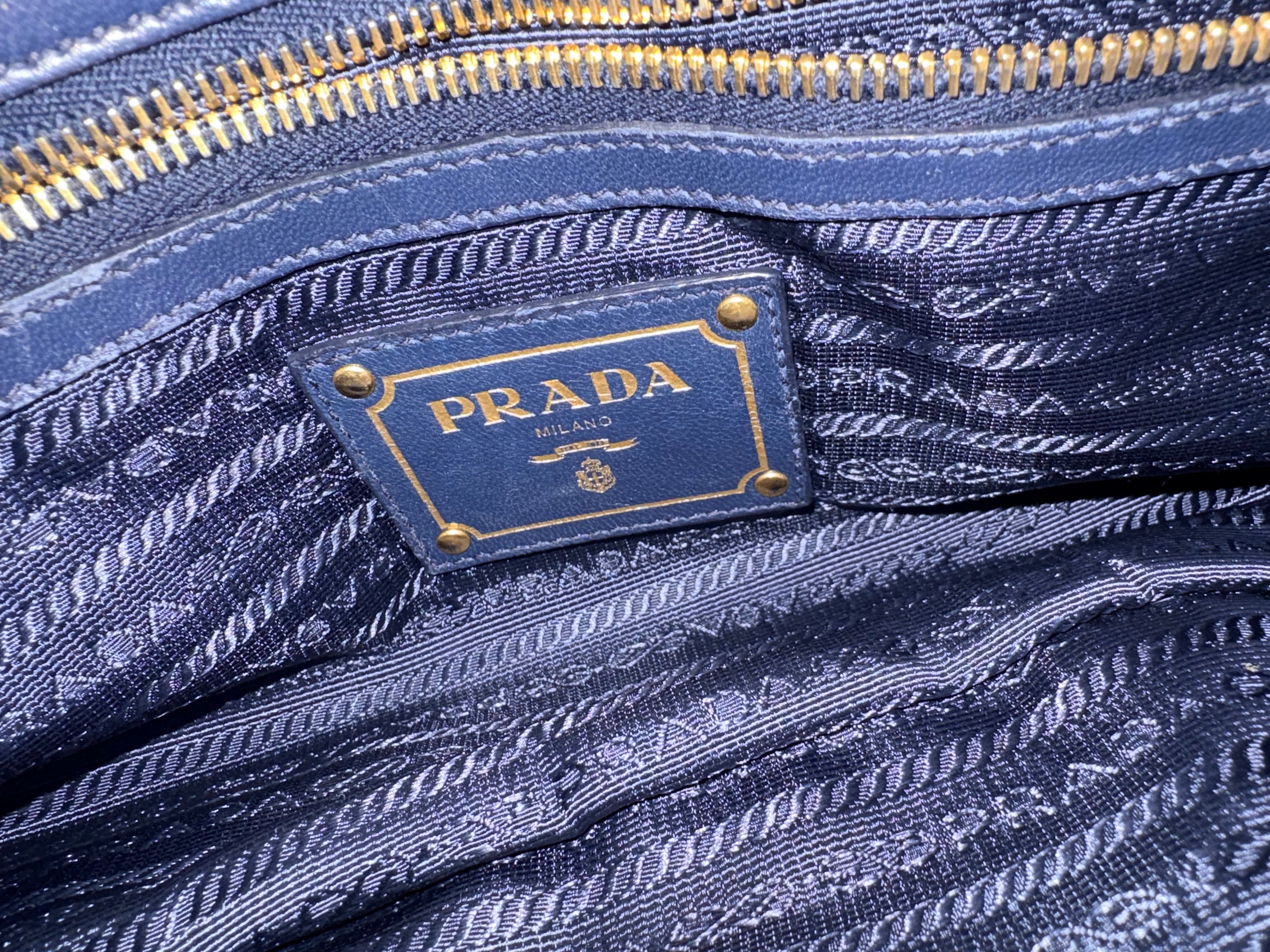 Prada Gauffre Satchel Bag with Sling for Crossbody