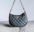 Authentic Chanel Lambskin Petite Hobo with Gold Chain P23 Seasonal (Hard to Find Bag)