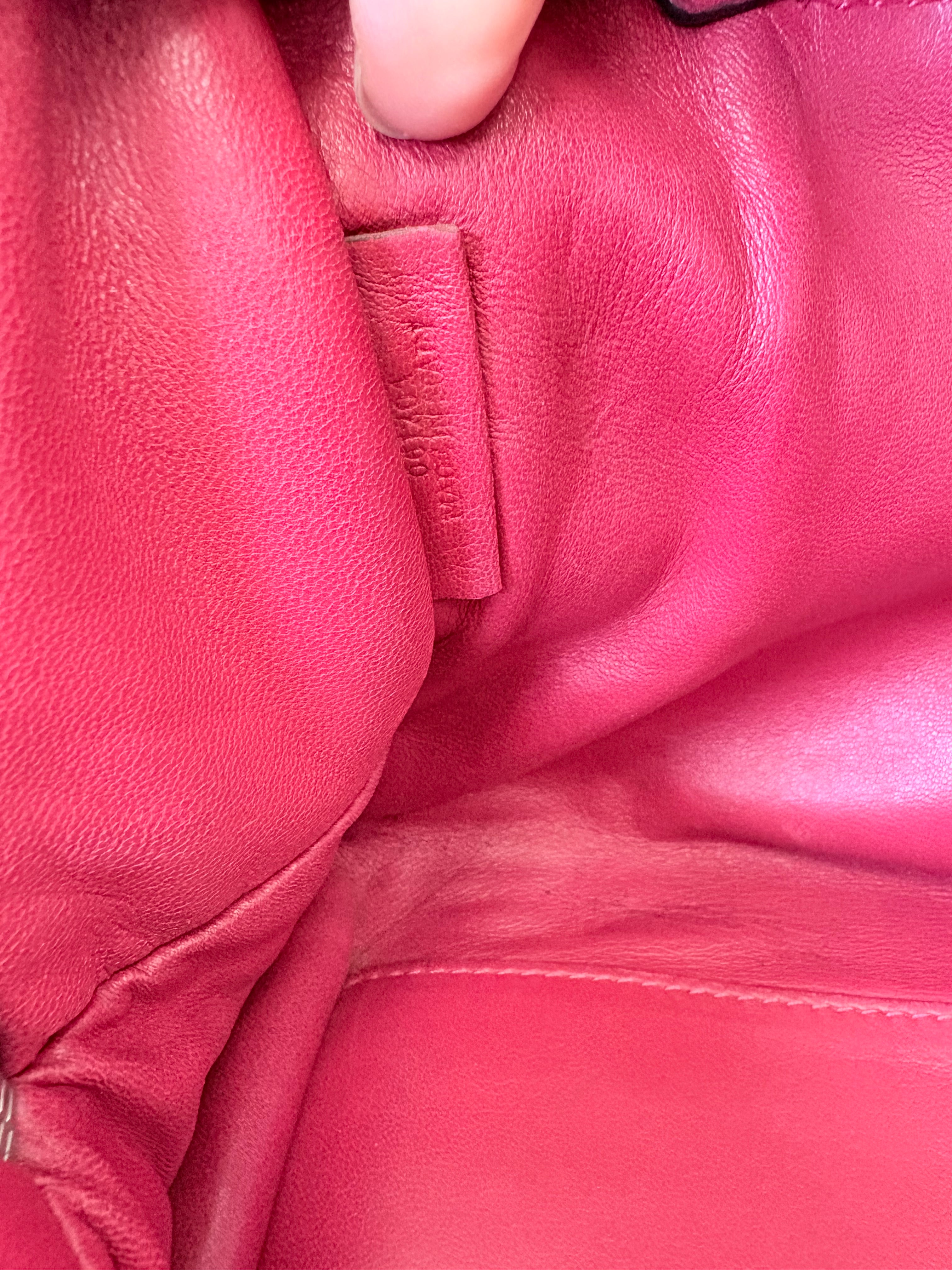 Loewe Leather Tote Bag in Red