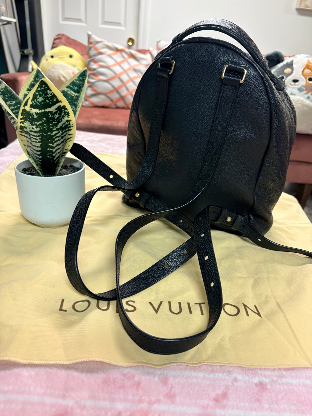 Louis Vuitton sorbonne mini Backpack Monogram Noir