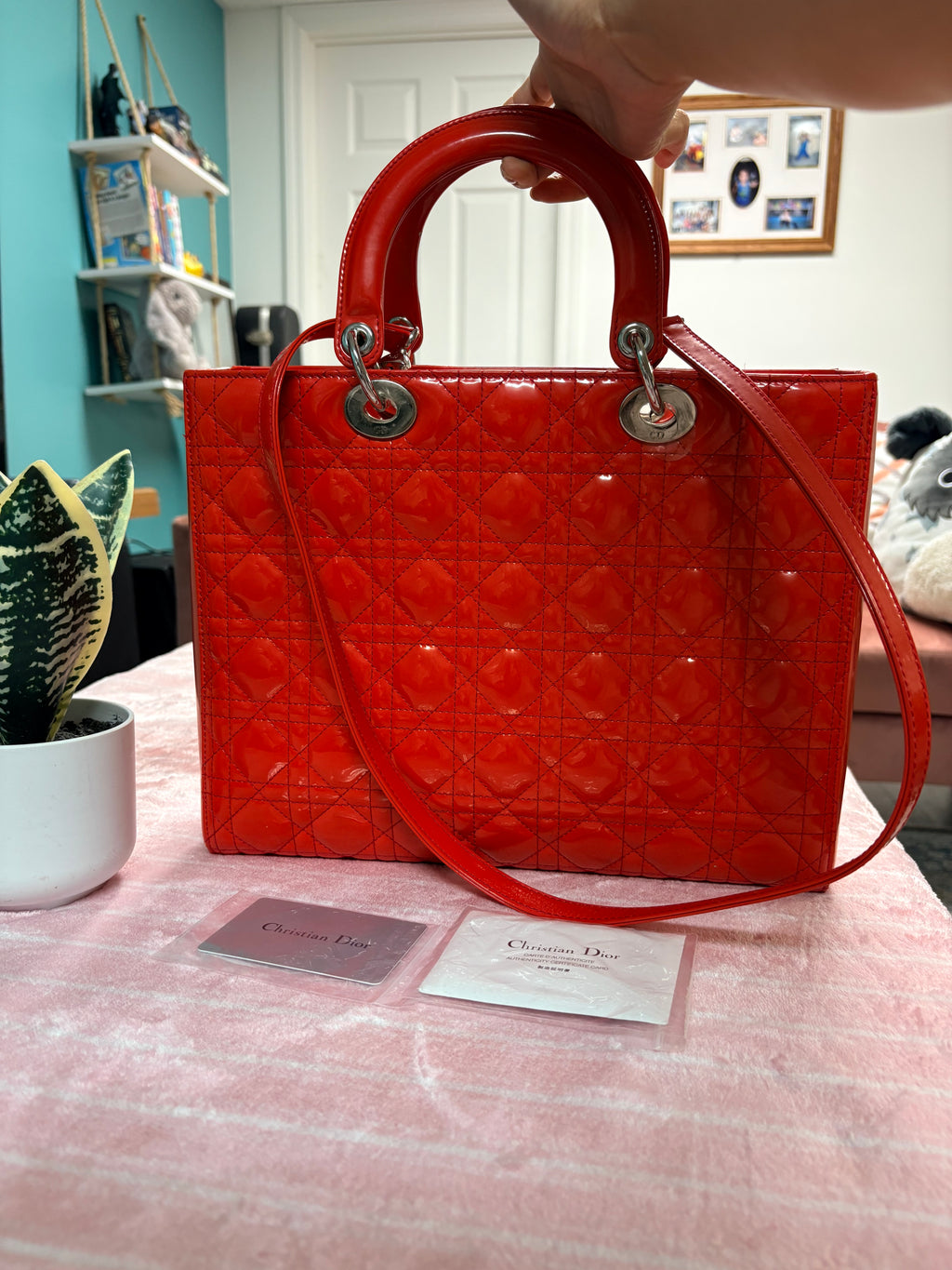 Lady Dior RED Patent