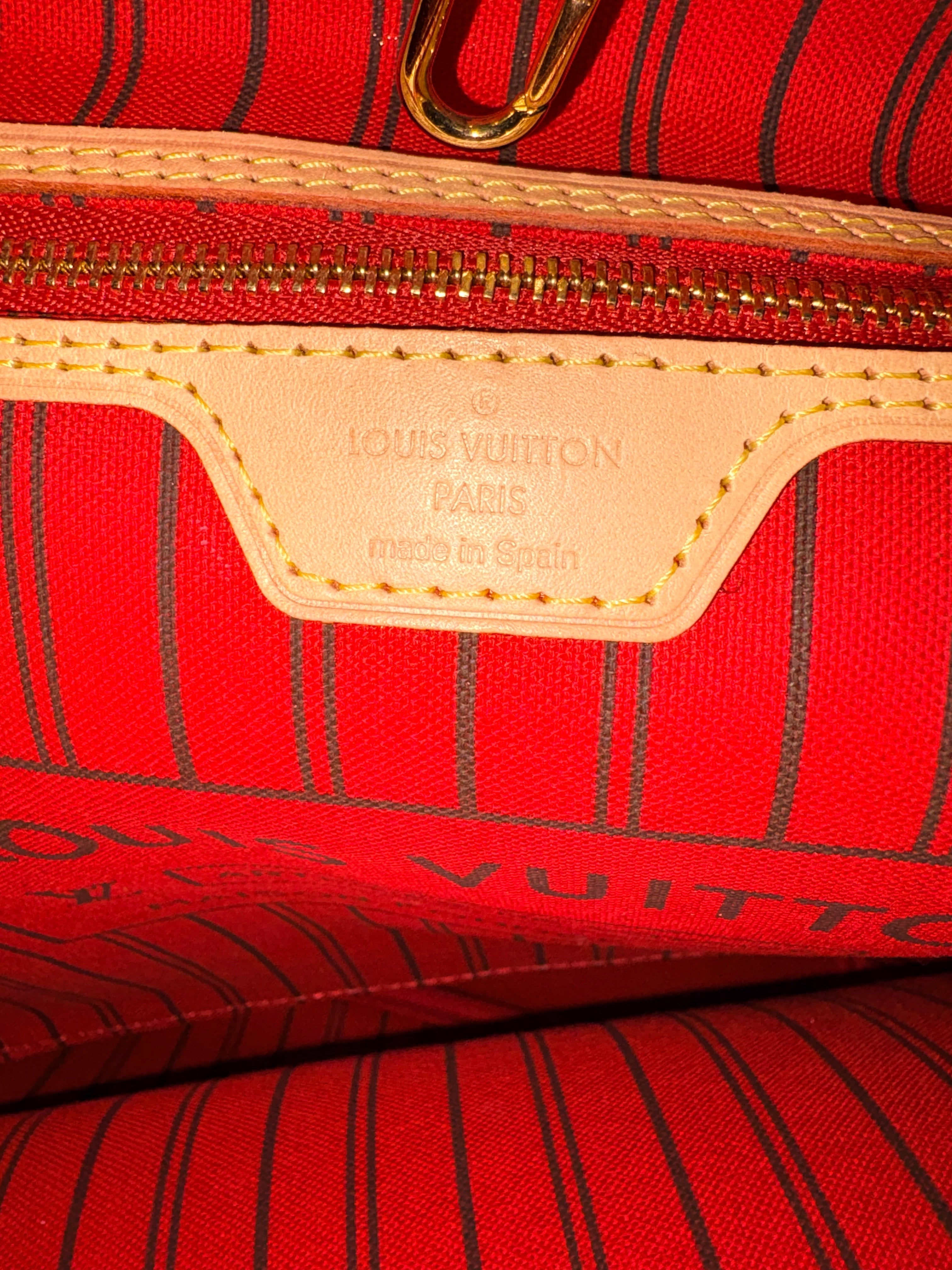 Louis Vuitton Neverfull MM Tote Bag NWT
