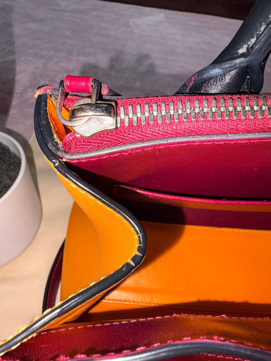 Louis Vuitton City Streamer Satchel w/Leather Shoulder Strap