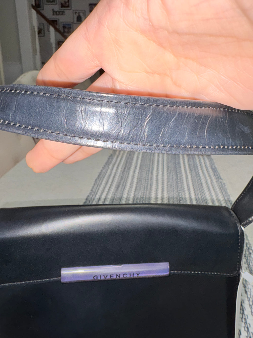 Givenchy Black Leather Shoulder Bag