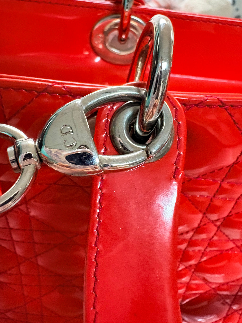 Lady Dior RED Patent