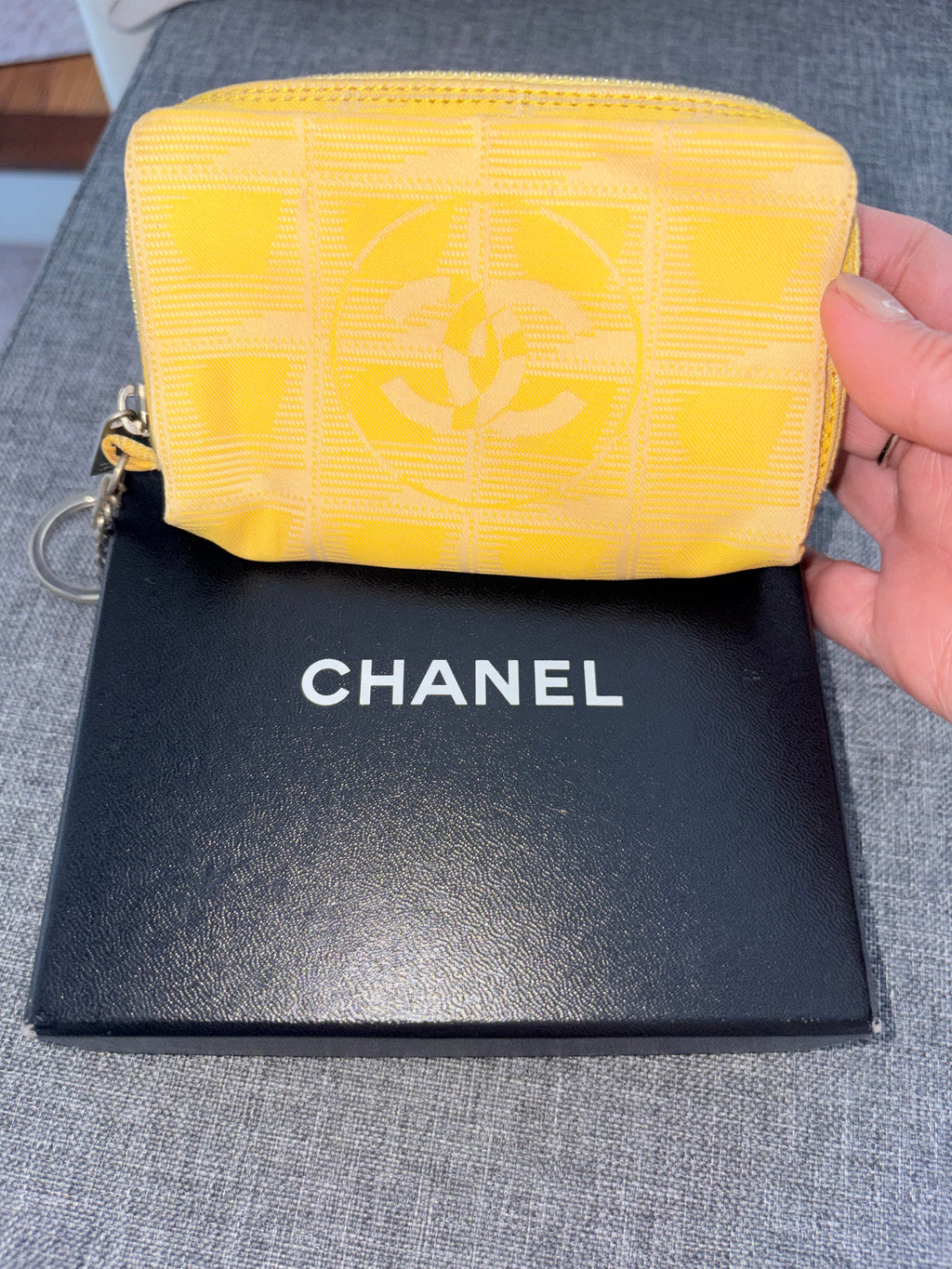 Chanel Yellow Coin Purse