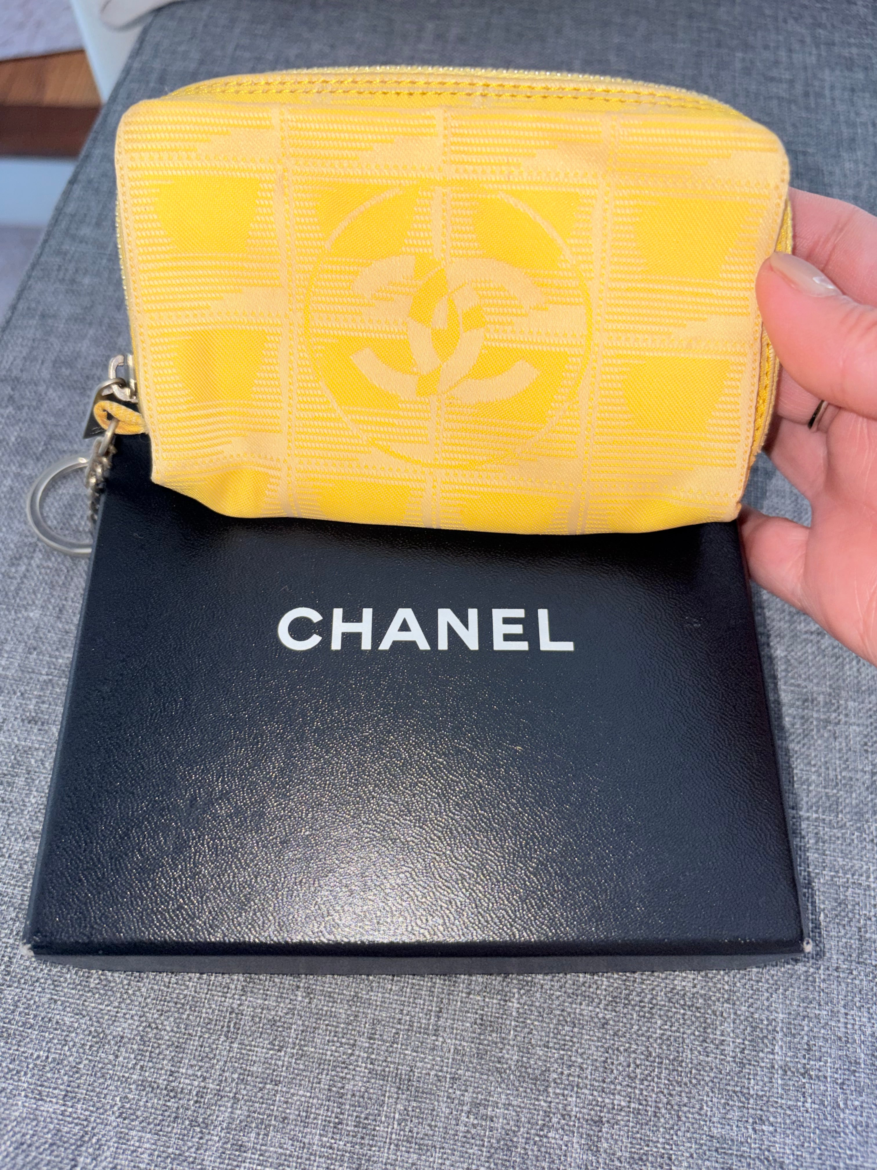 Chanel Yellow Coin Purse
