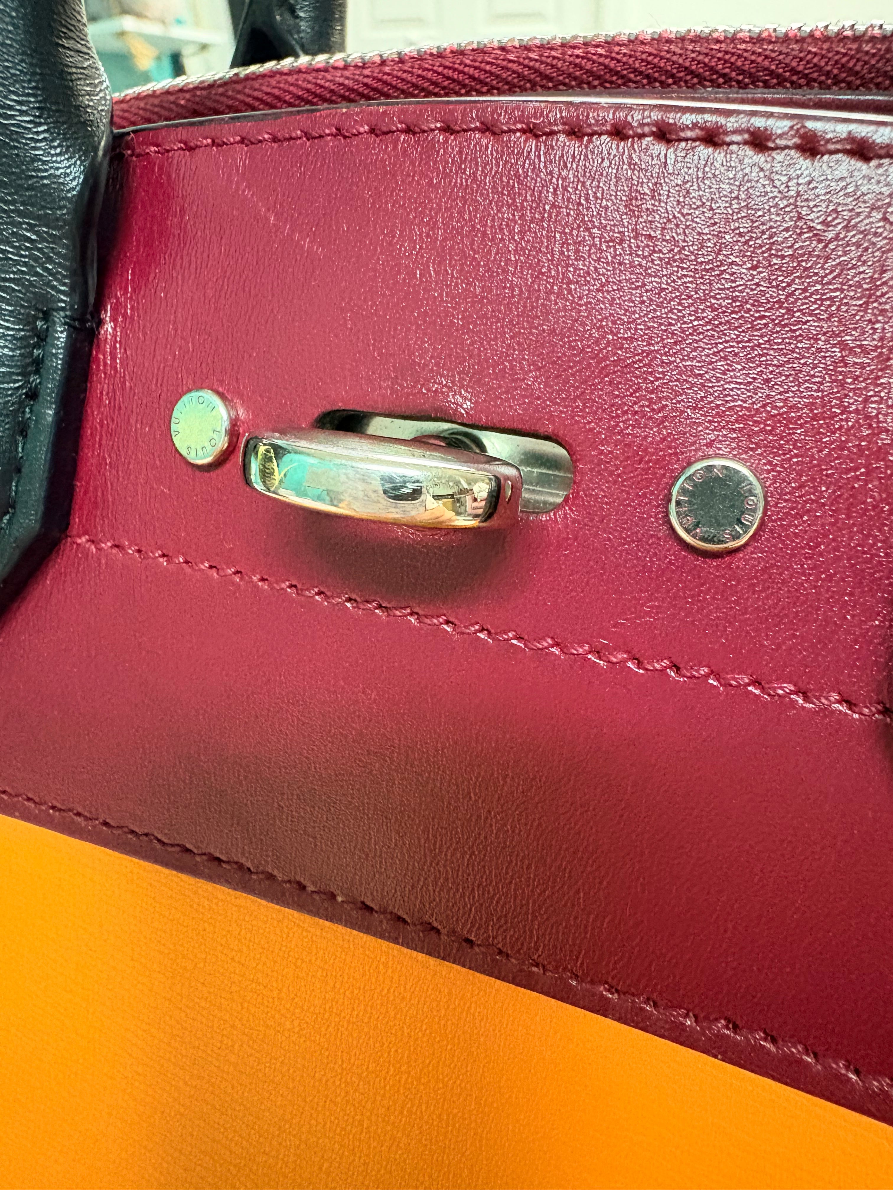 Louis Vuitton City Streamer Satchel w/Leather Shoulder Strap