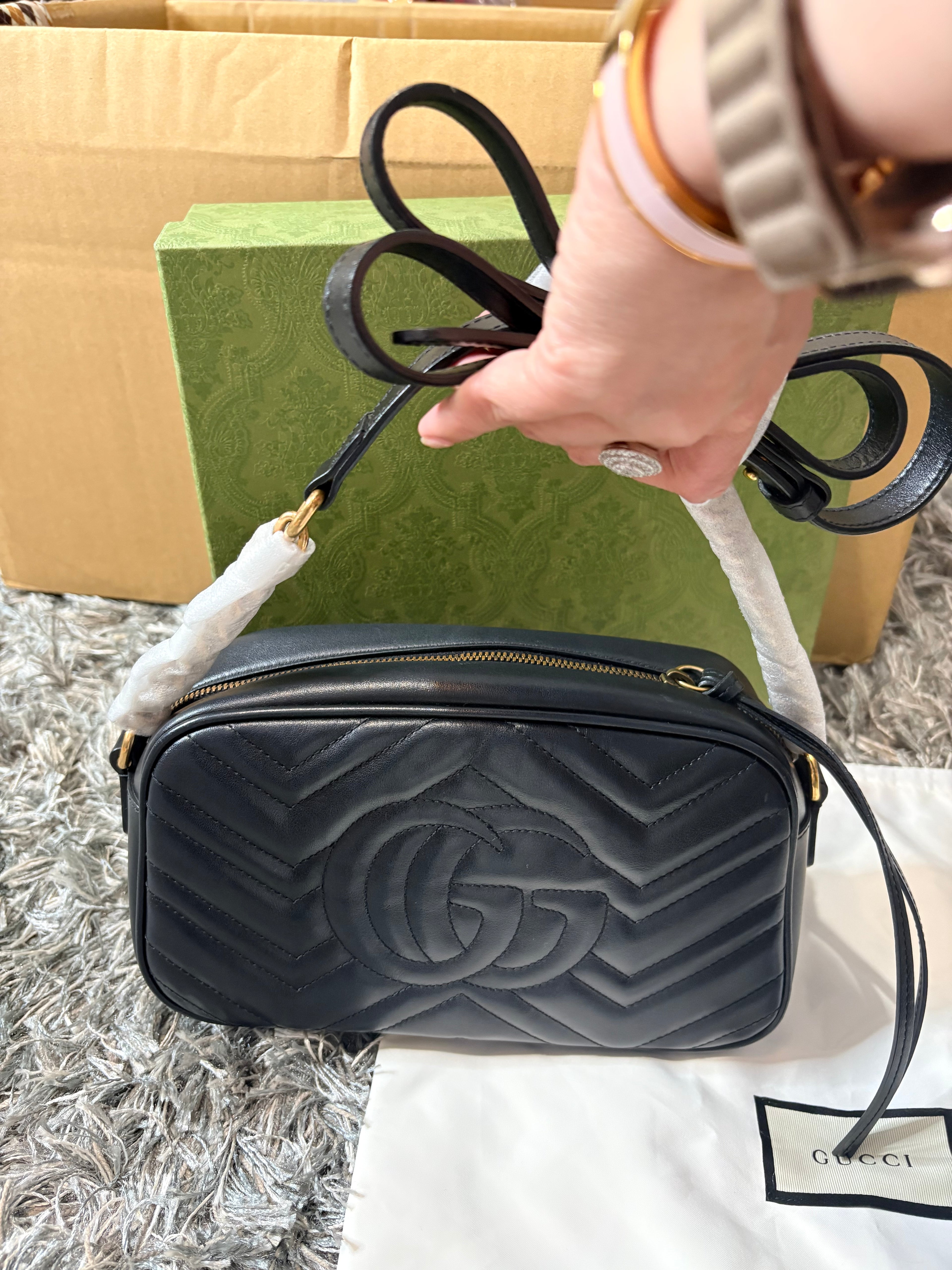 Brand New with Tags Gucci Marmont Camera Bag