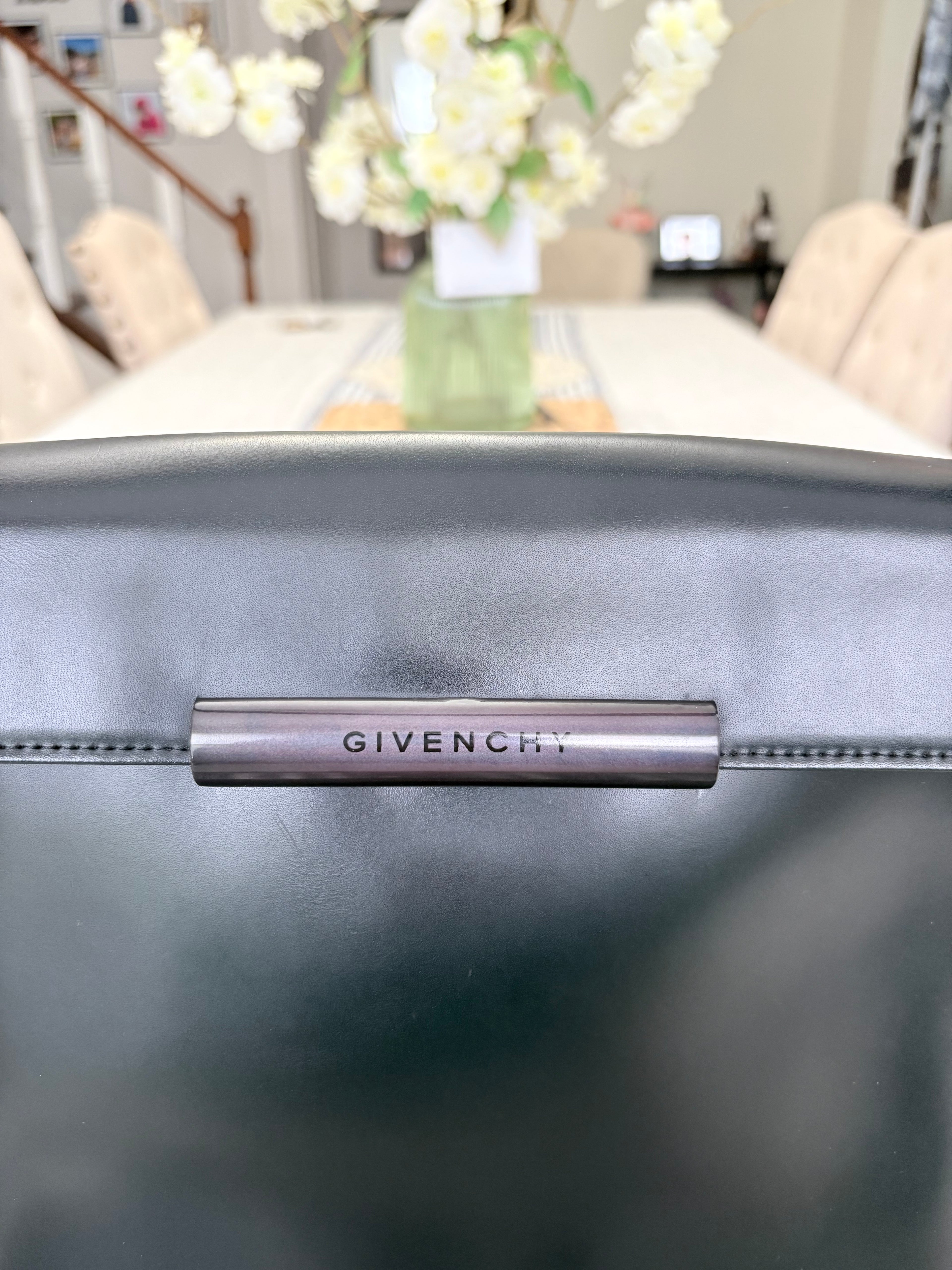 Givenchy Black Leather Shoulder Bag