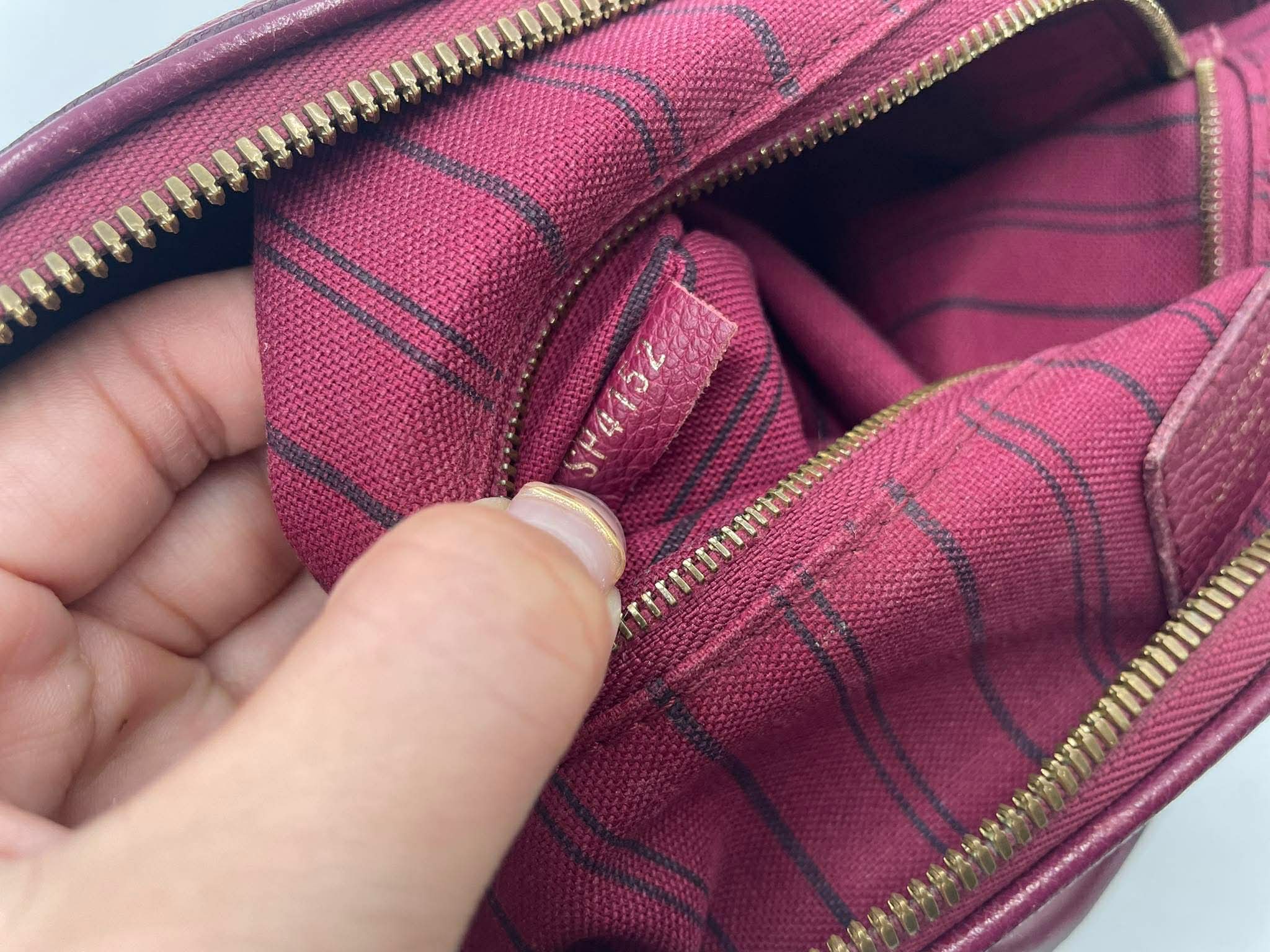Louis Vuitton Empriente Speedy 25 with Sling in Burgundy Leather