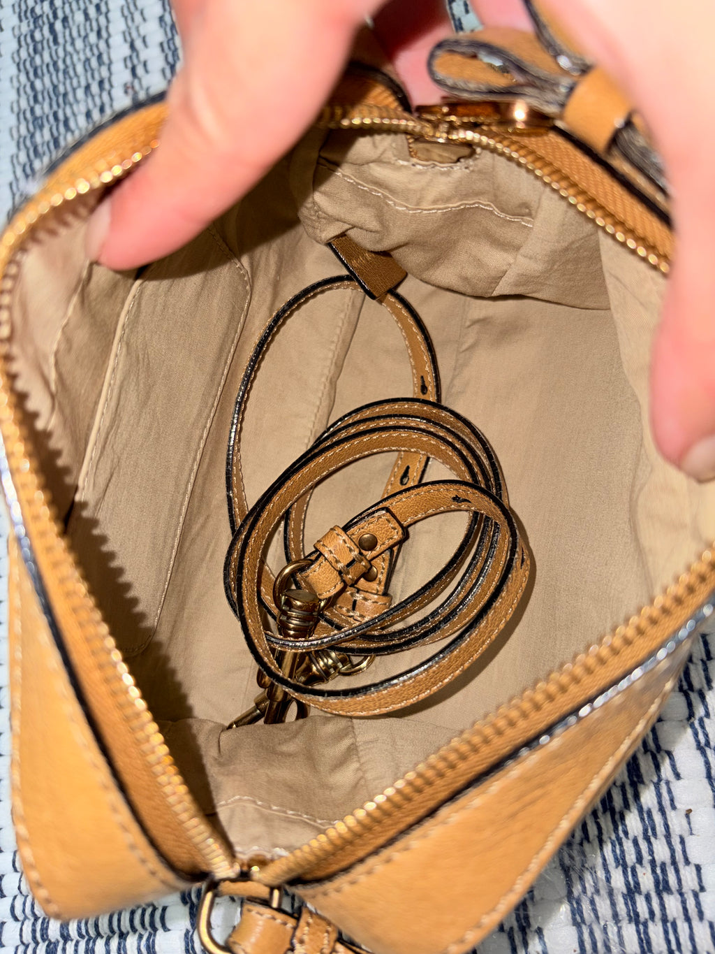 Chloe Small Shoulder Bag with Crossover Strap Detachable