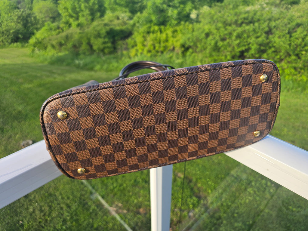 Authentic Louis Vuitton Ebene Tote Bag with Crossover/Shoulder bag Sling