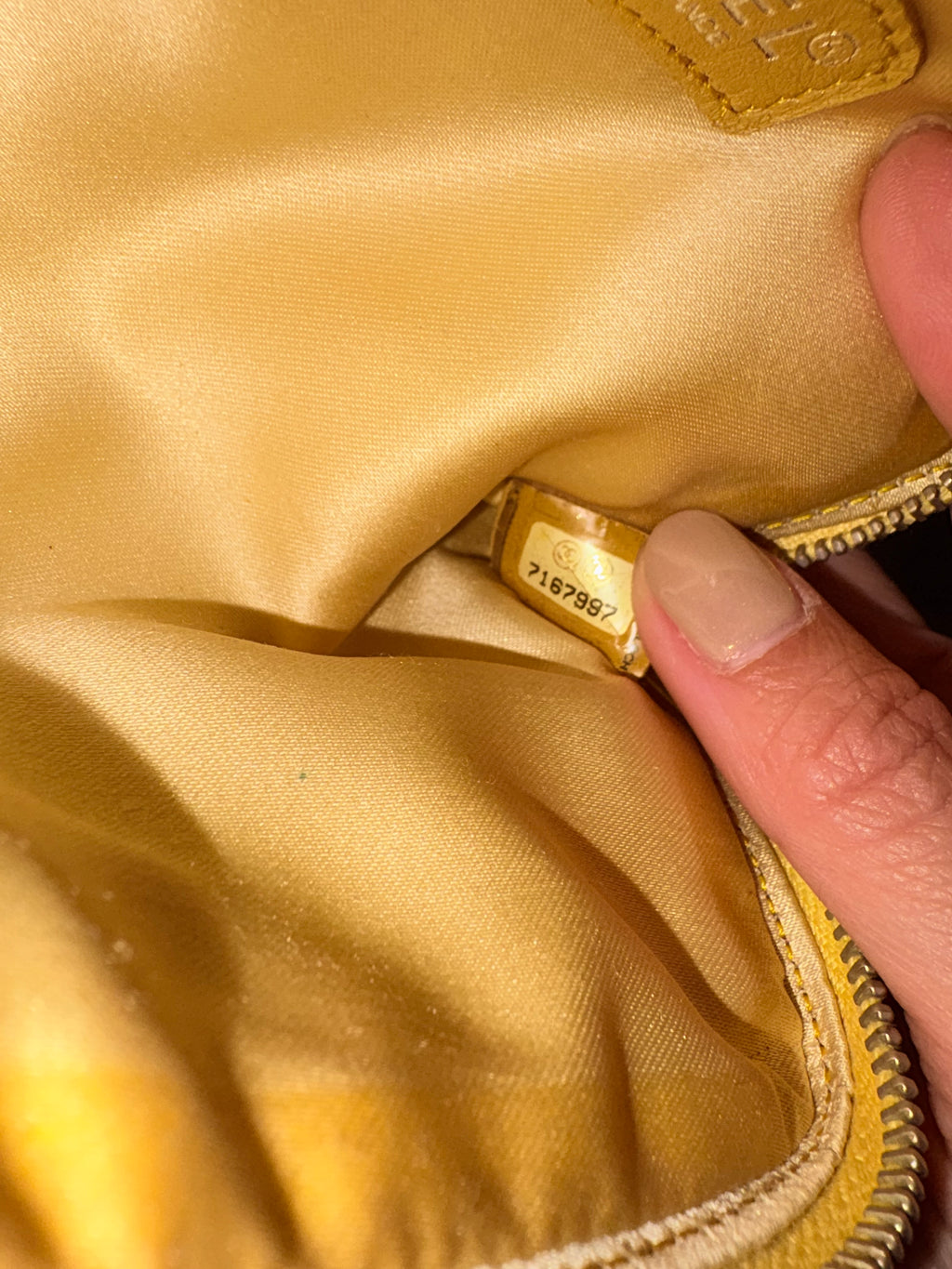 Chanel Yellow Coin Purse