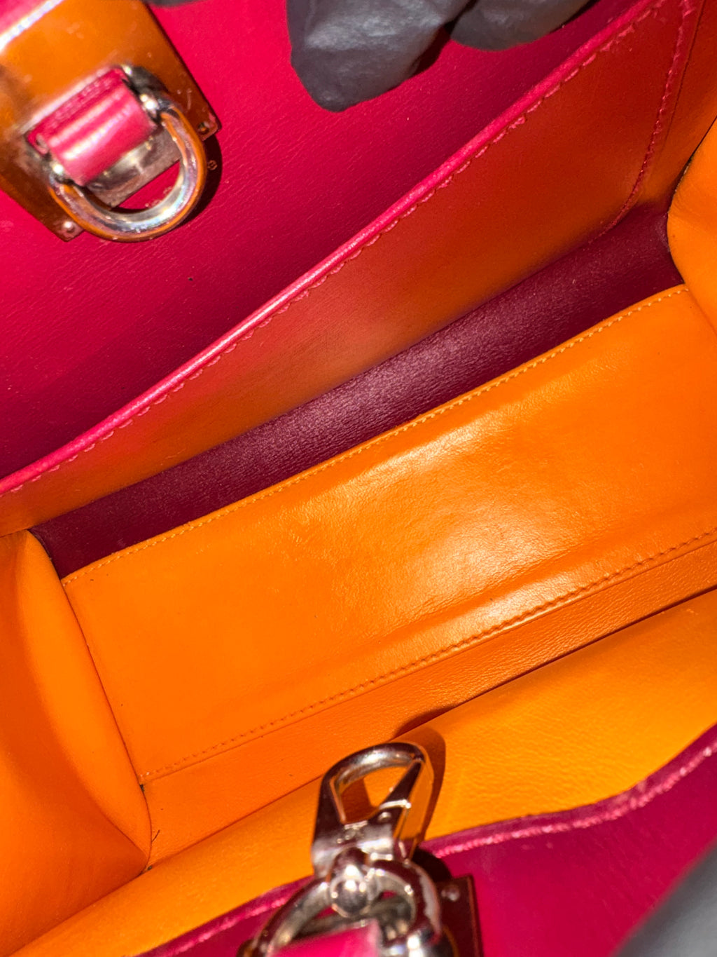 Louis Vuitton City Streamer Satchel w/Leather Shoulder Strap