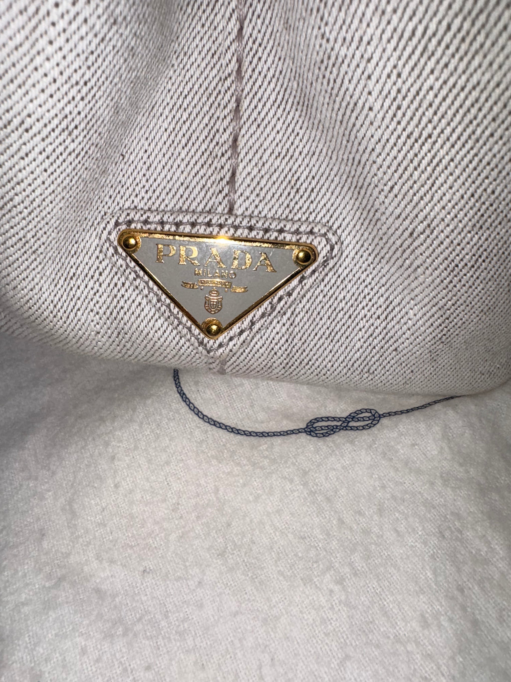 Prada Canapa Small with Sling Gray