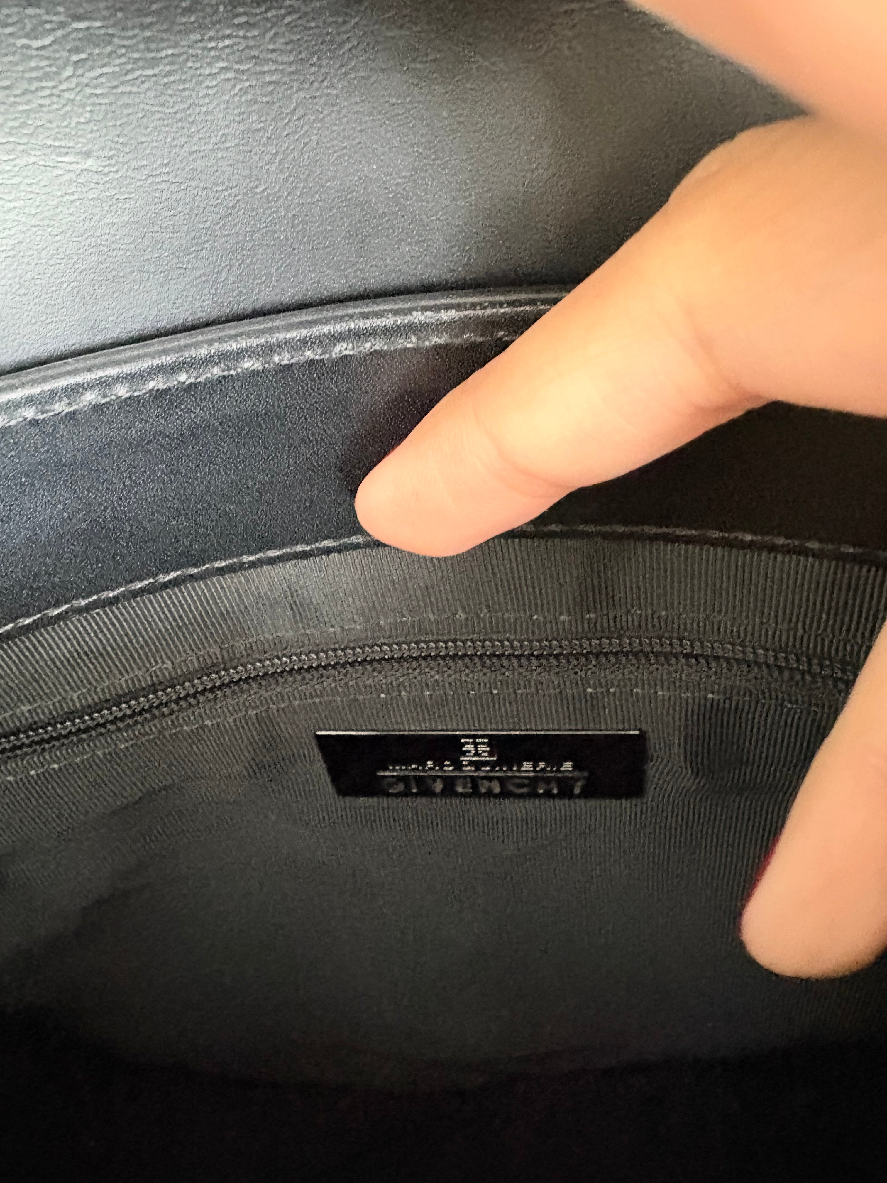 Givenchy Black Leather Shoulder Bag