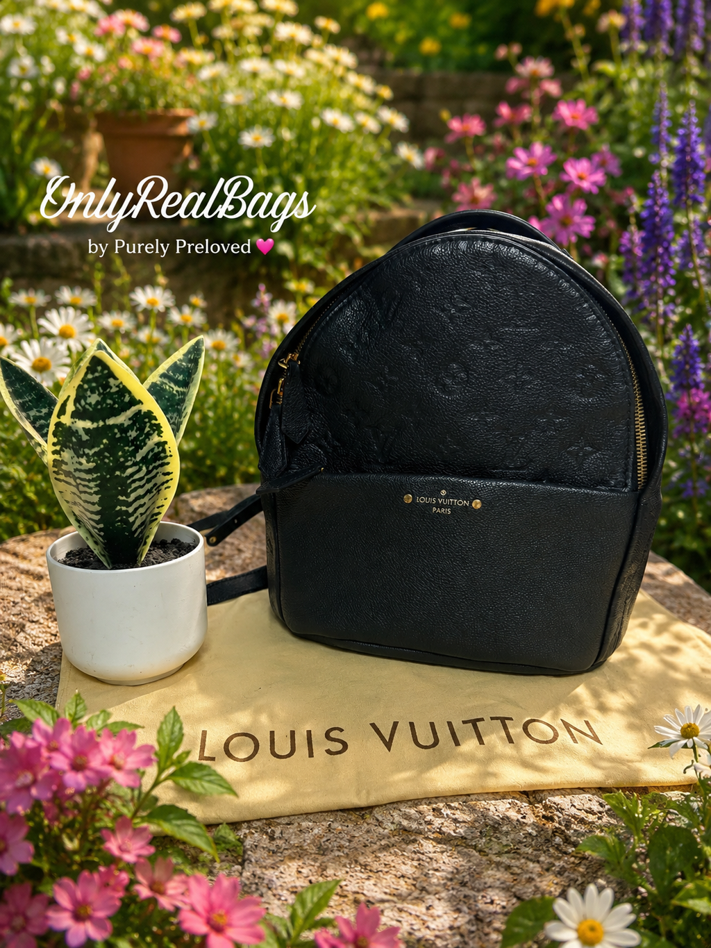 Louis Vuitton sorbonne mini Backpack Monogram Noir