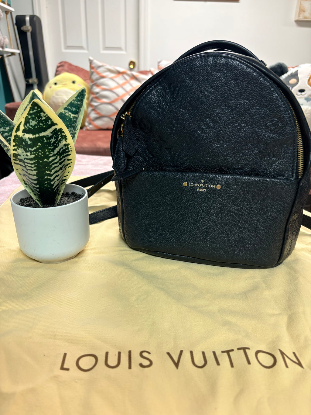 Louis Vuitton sorbonne mini Backpack Monogram Noir