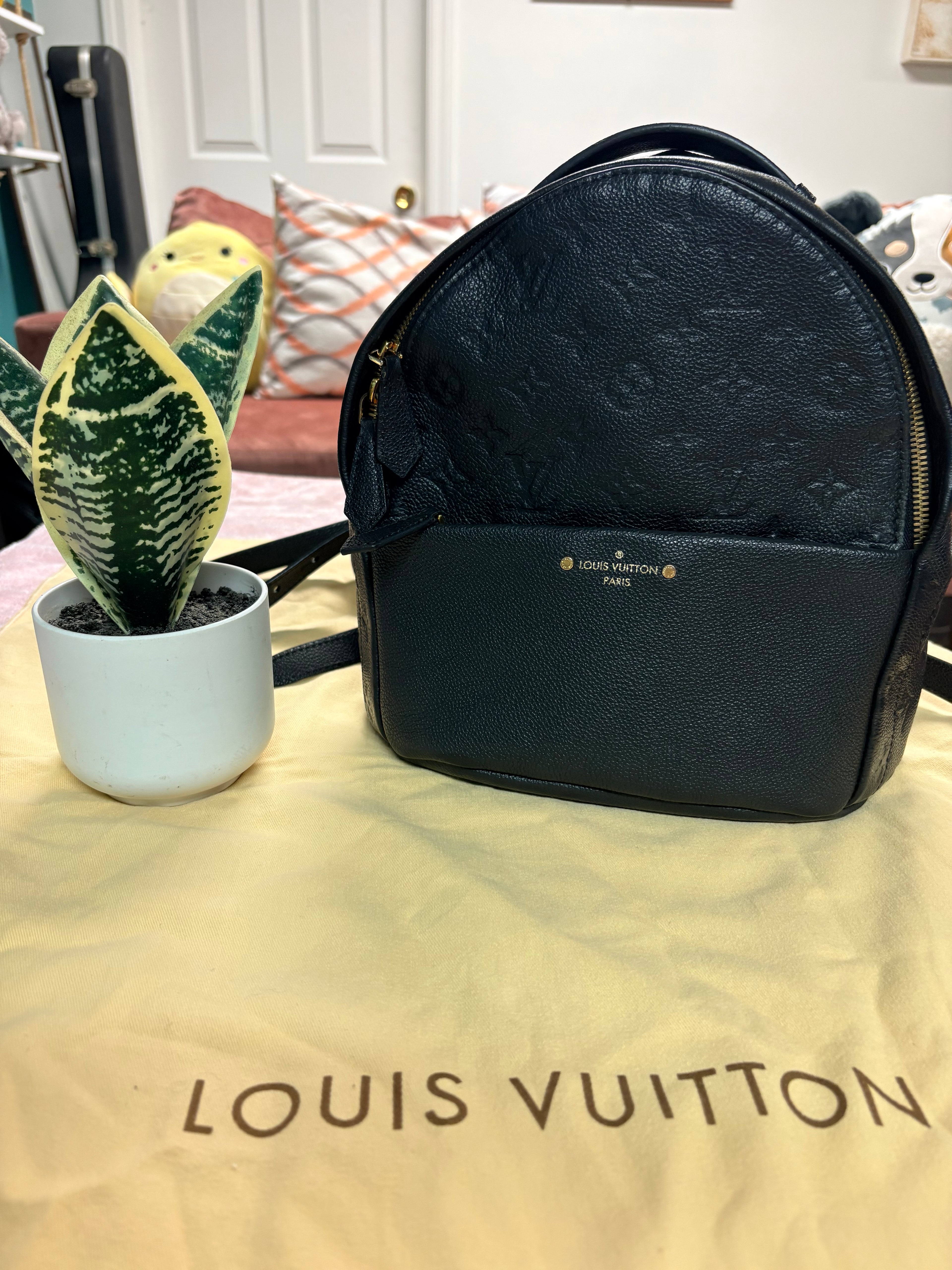 Louis Vuitton sorbonne mini Backpack Monogram Noir