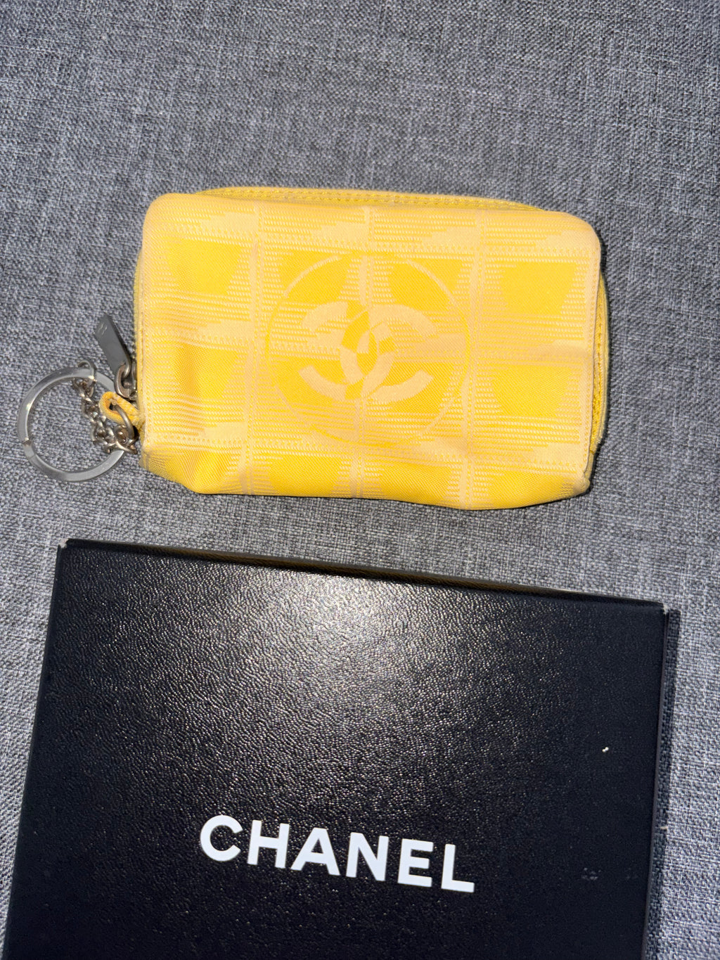 Chanel Yellow Coin Purse