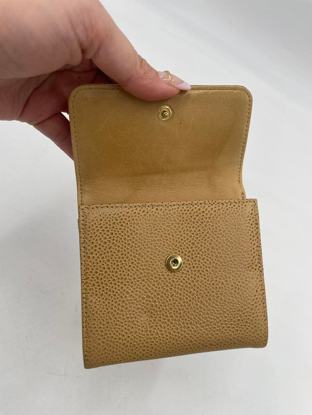 Chanel Trifold Wallet in Caviar Leather