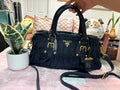 Prada Gauffre Satchel Bag with Sling for Crossbody