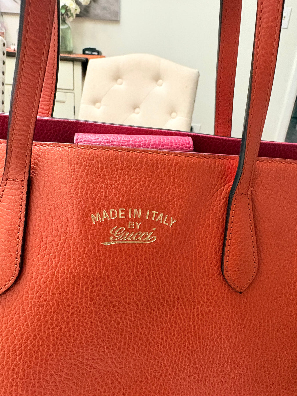 Gucci Leather Tote