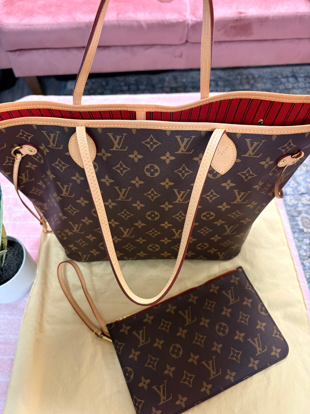 Louis Vuitton Neverfull MM Tote Bag NWT