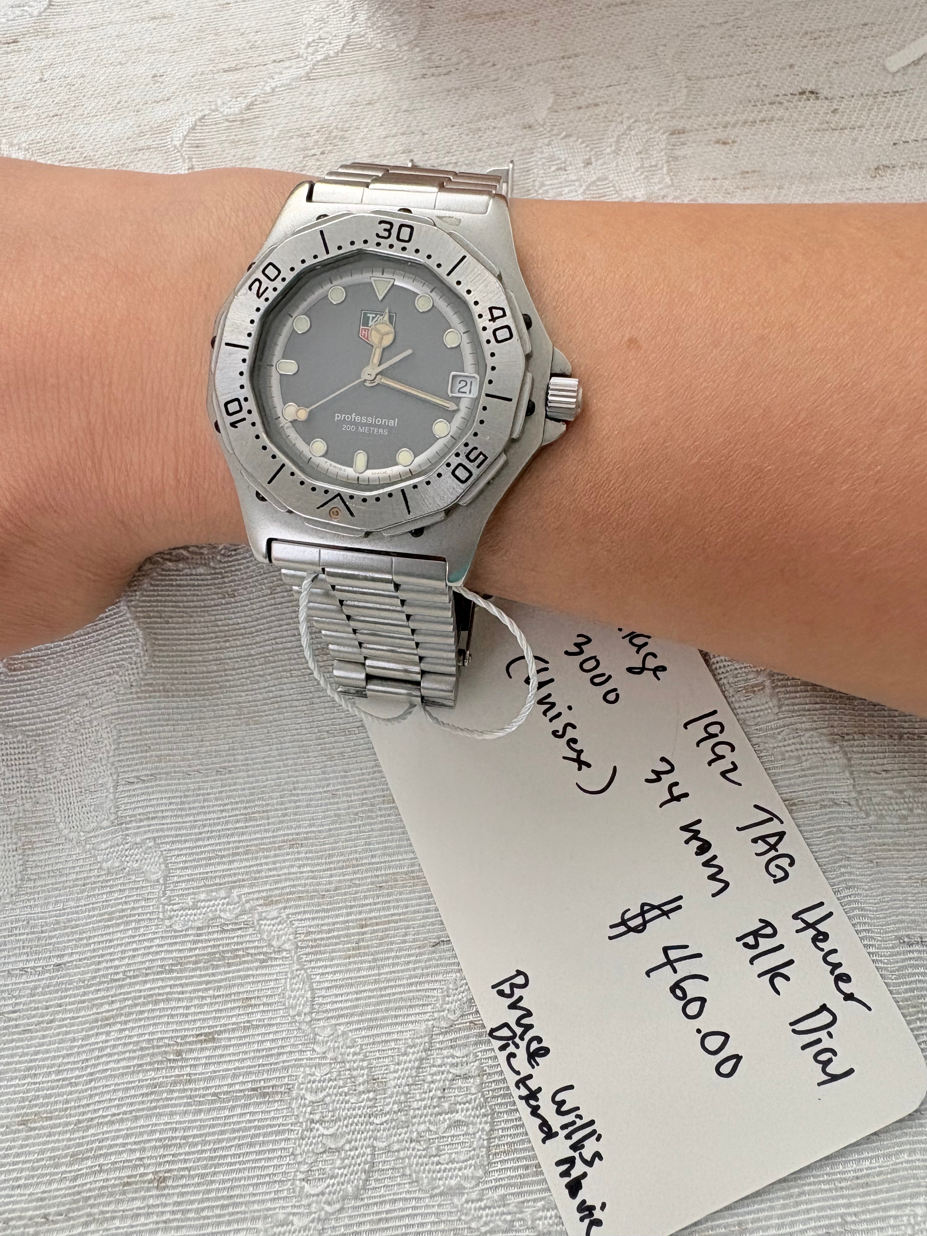 Tagheuer Vintage Watch Unisex