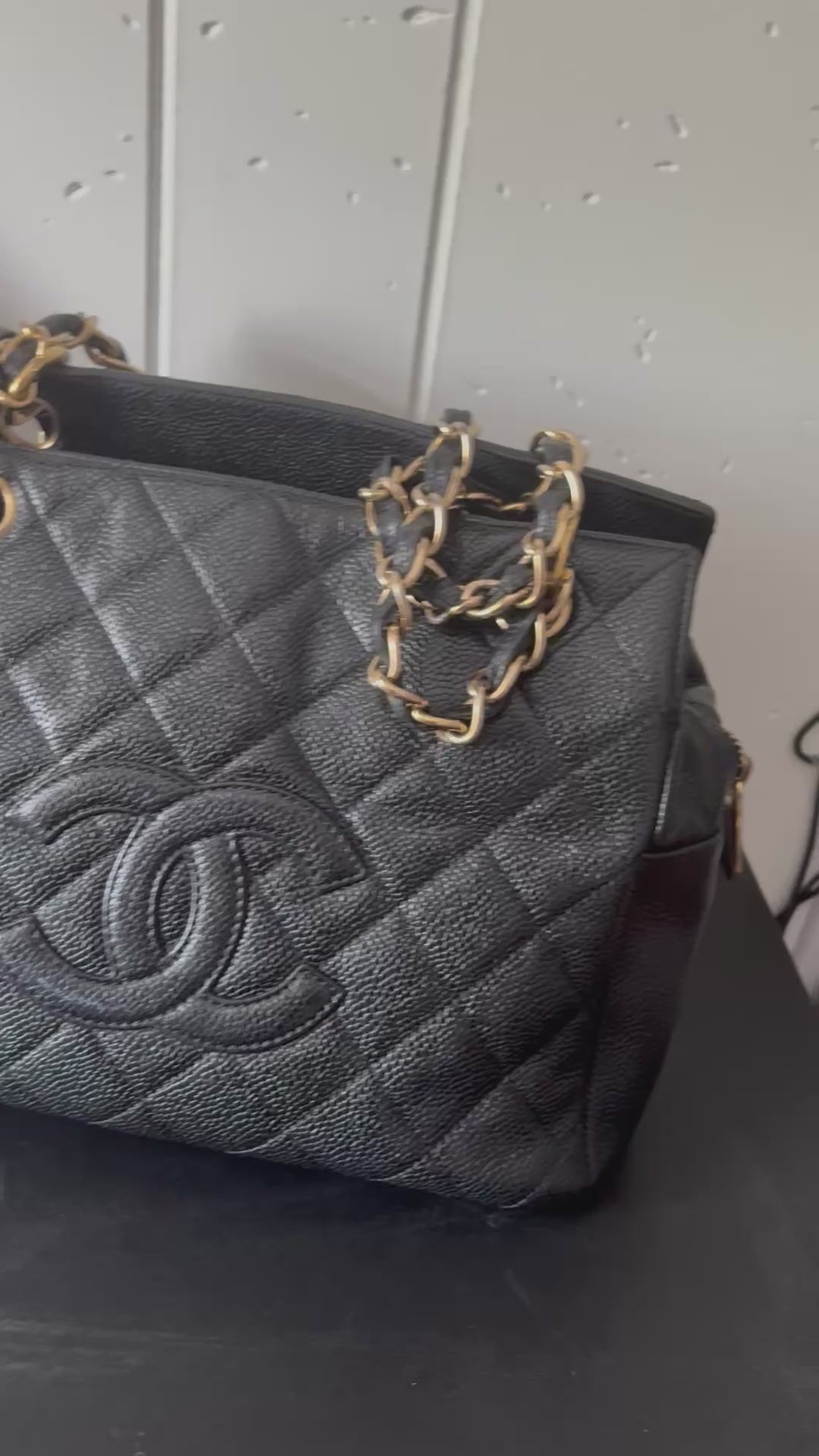 Chanel Caviar PST size Vintage